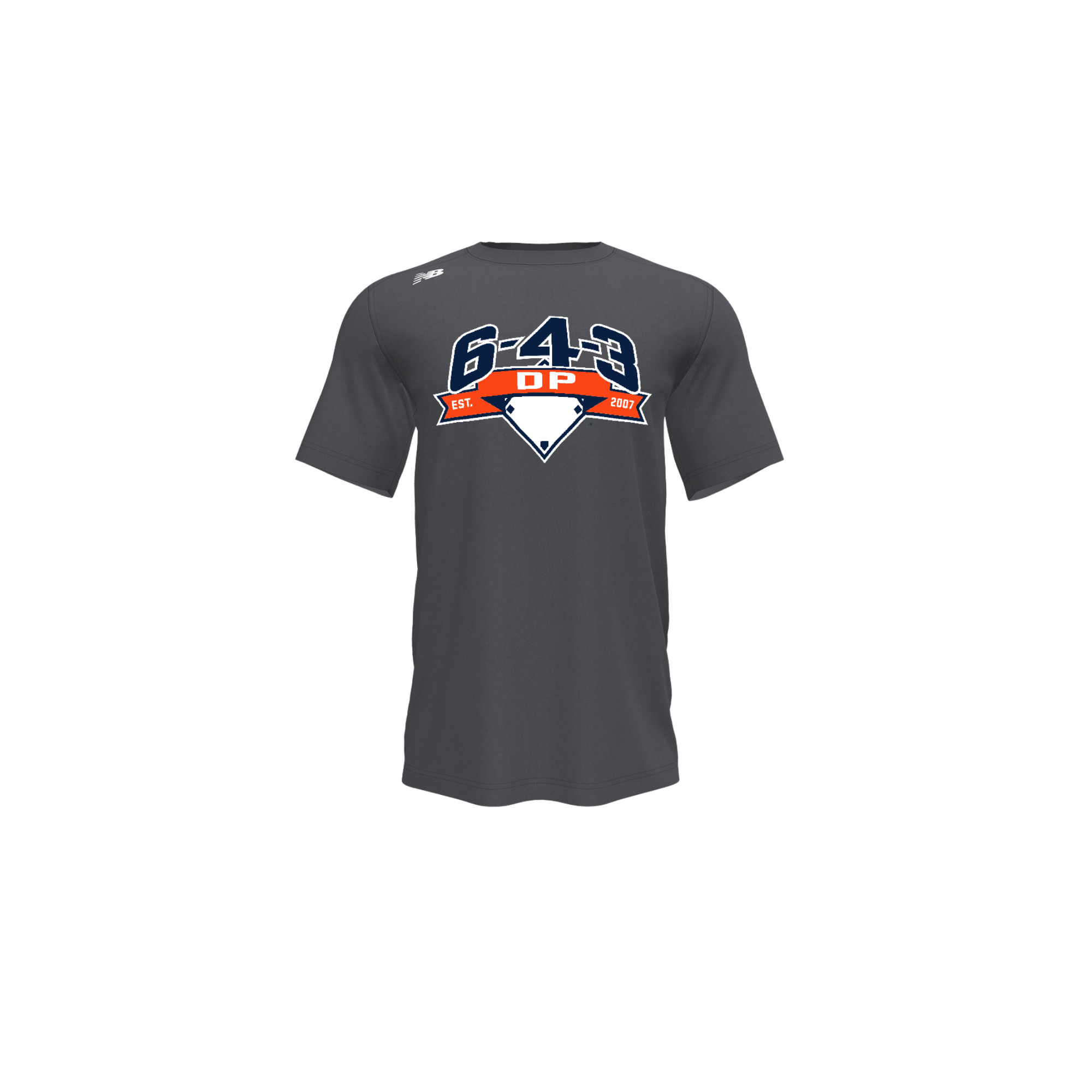 6-4-3 TM Logo Tech Tee - Grey.png