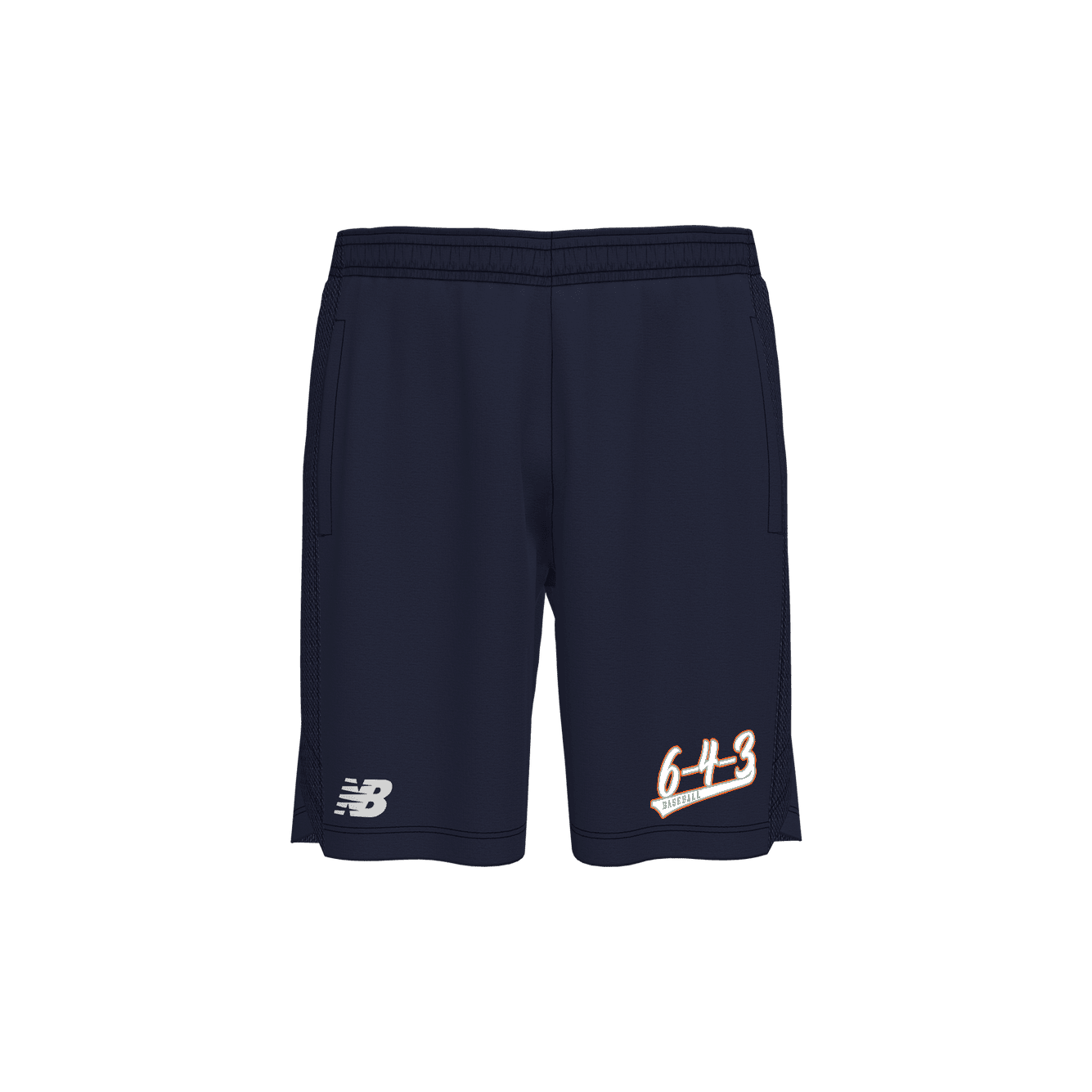 Script Logo Training Shorts - Navy.png