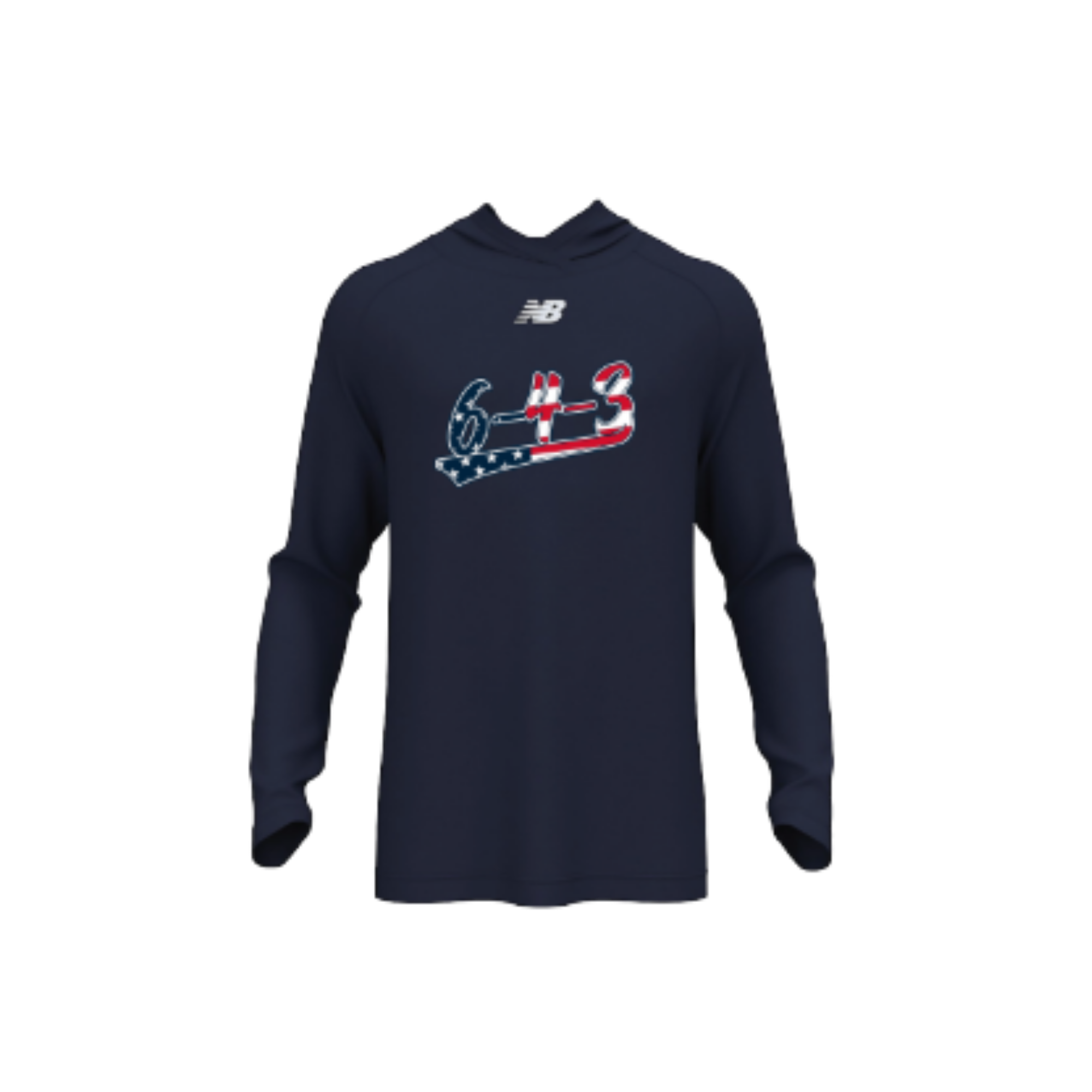 Stars and Stripes LW Hoodie - Navy.png