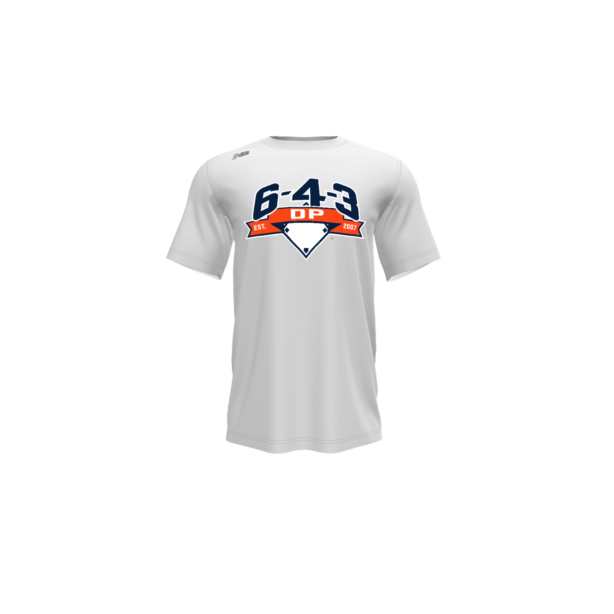 6-4-3 TM Logo Tech Tee - White.png