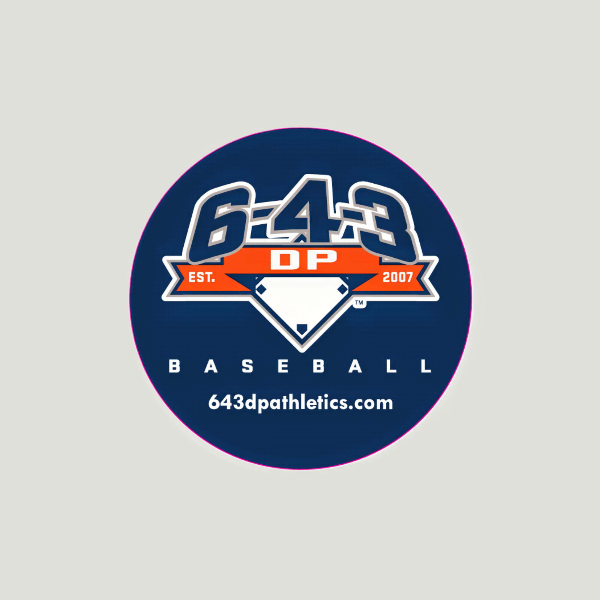 6-4-3 TM Logo Magnet