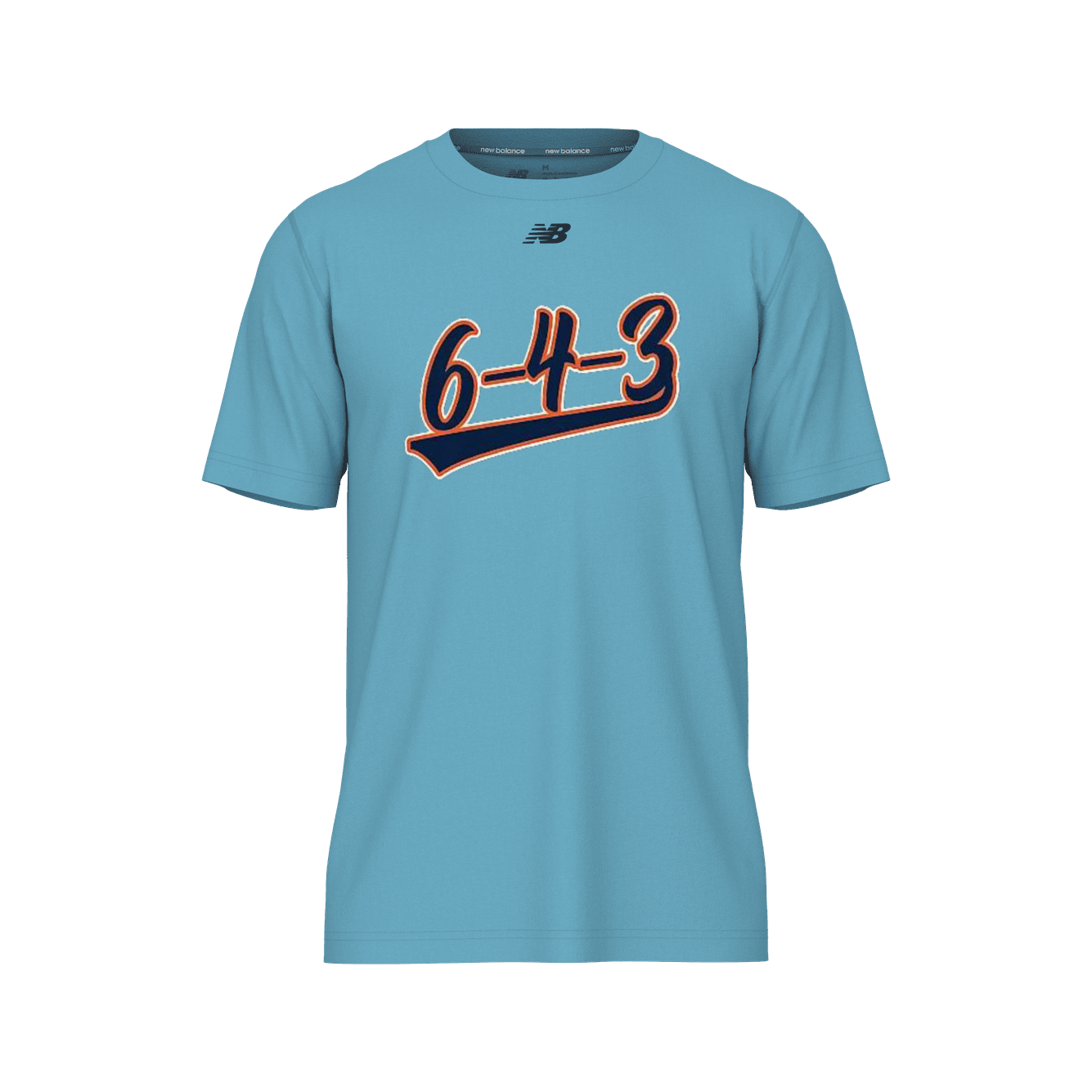Columbia Blue Script Logo Activate T-Shirt.png
