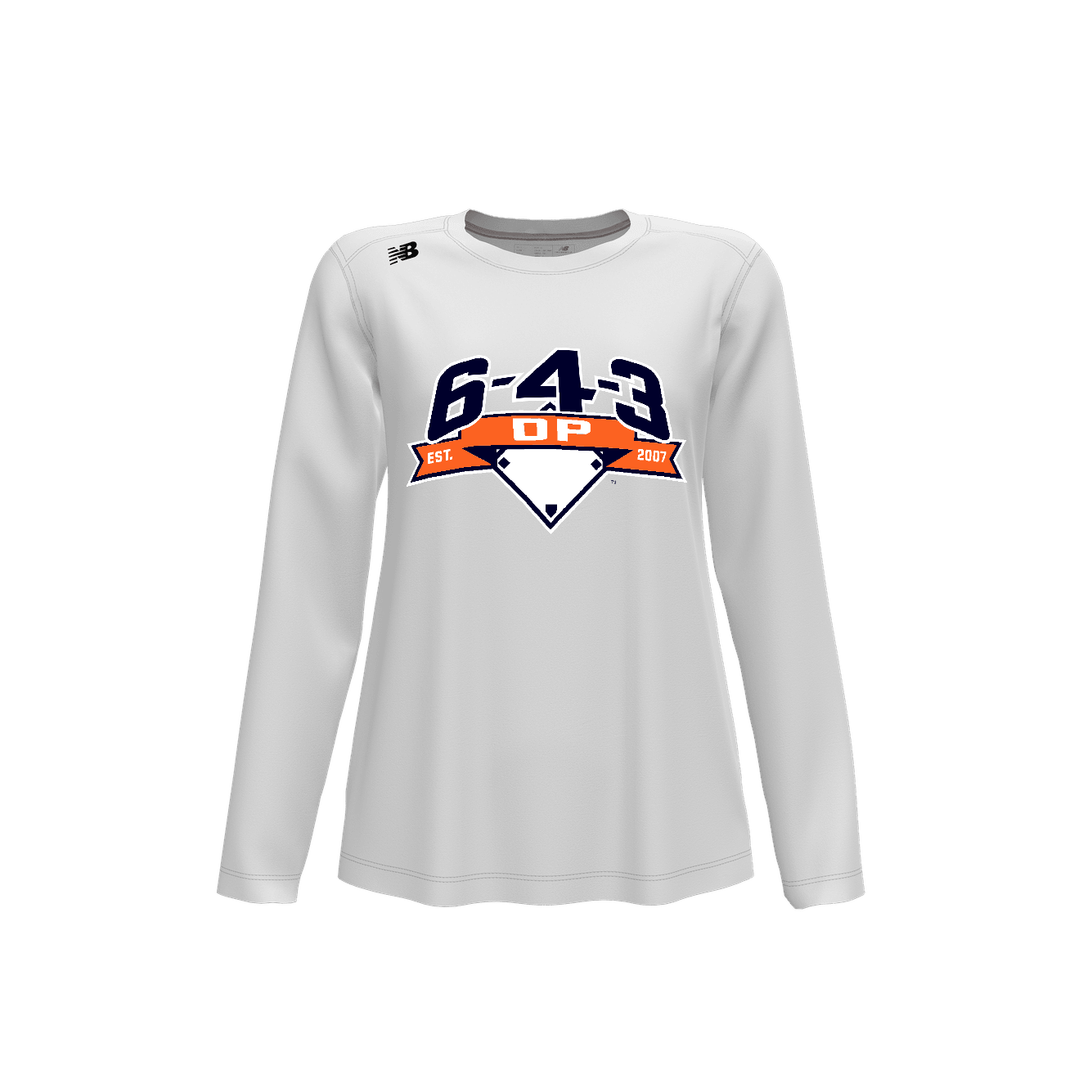 TM Logo Women's LS Tech T-Shirt - White.png