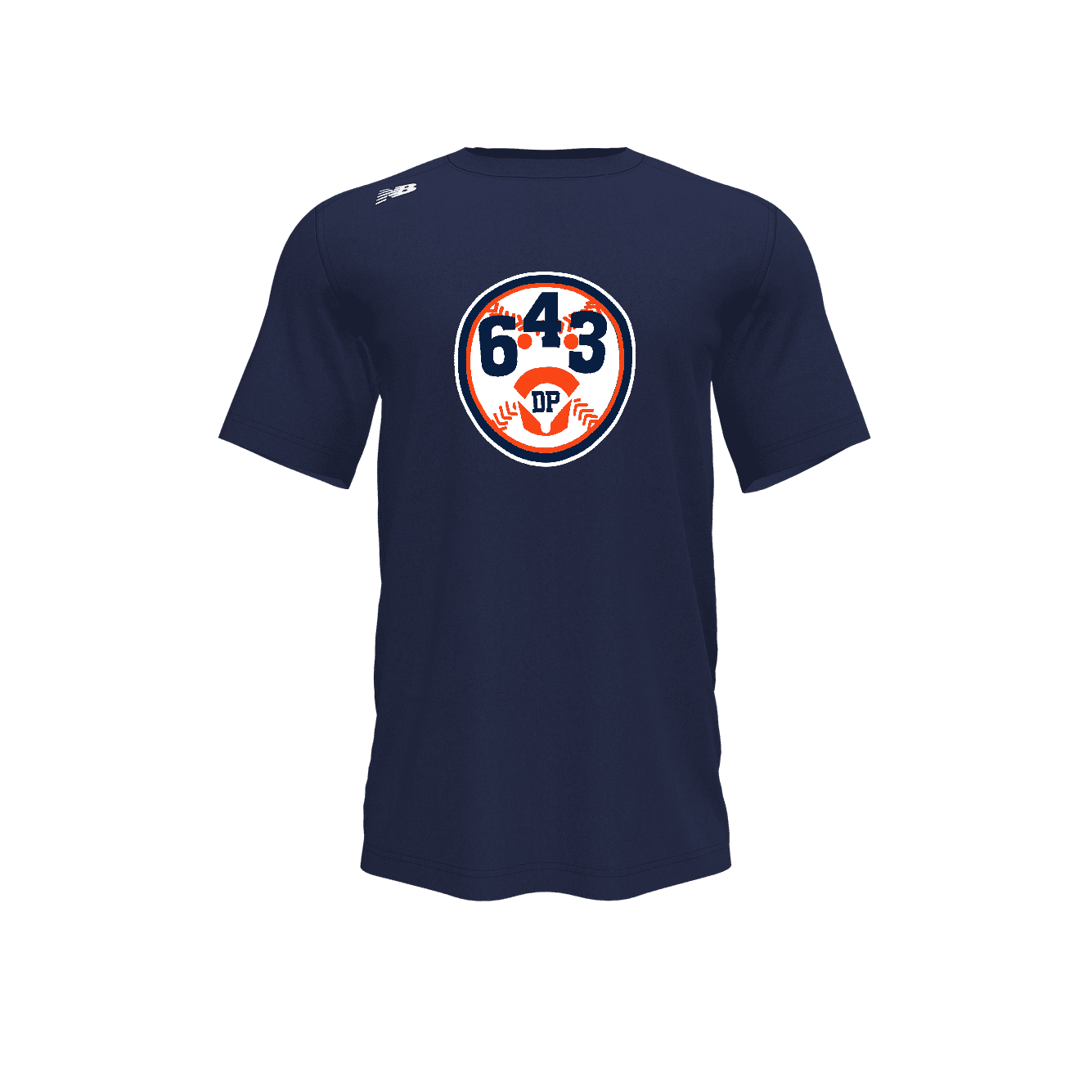 Circle Logo Tech T-Shirt - Navy.png