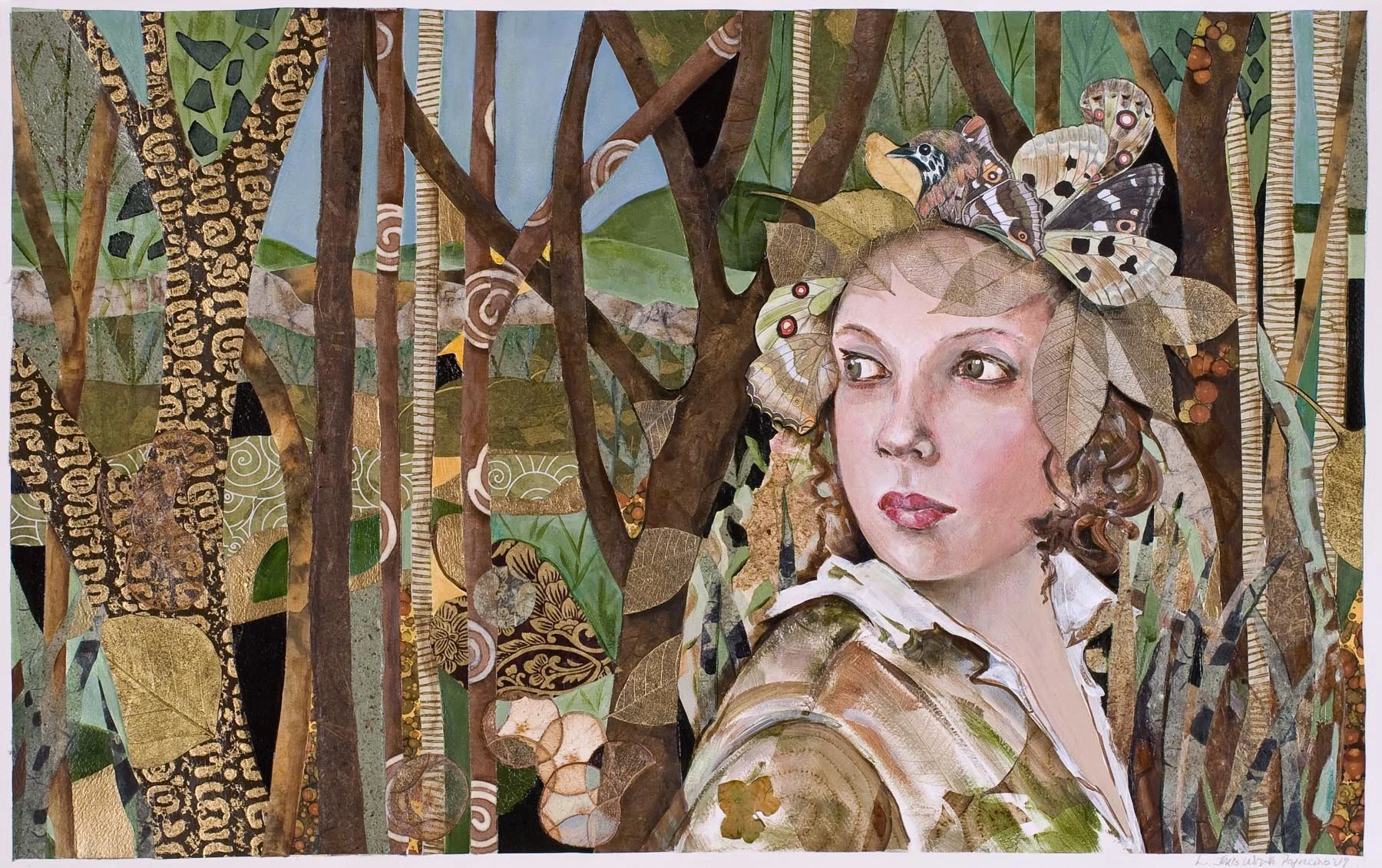 The Gatekeeper, (18x29 on paper), 2009
