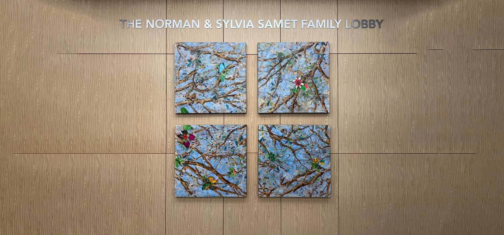 The Flow of Life, 48x48 each (Public Commission, Cone Health Heart and Vascular Center, 2024)