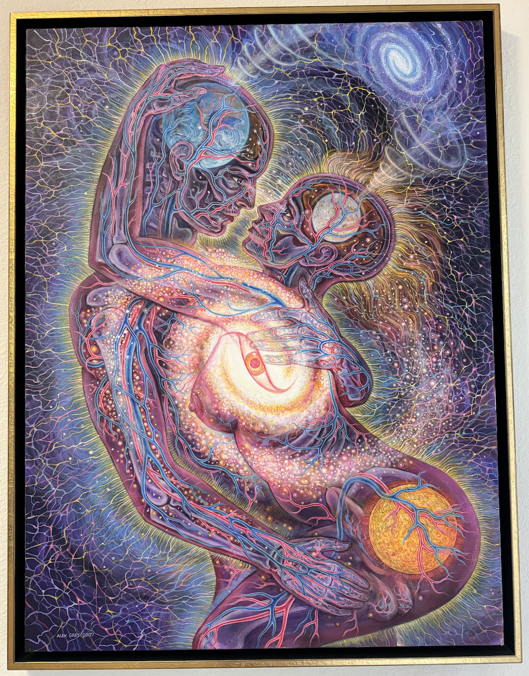 Love Is A Cosmic Force (2009) | Acrylic on Canvas | 30" x 40"