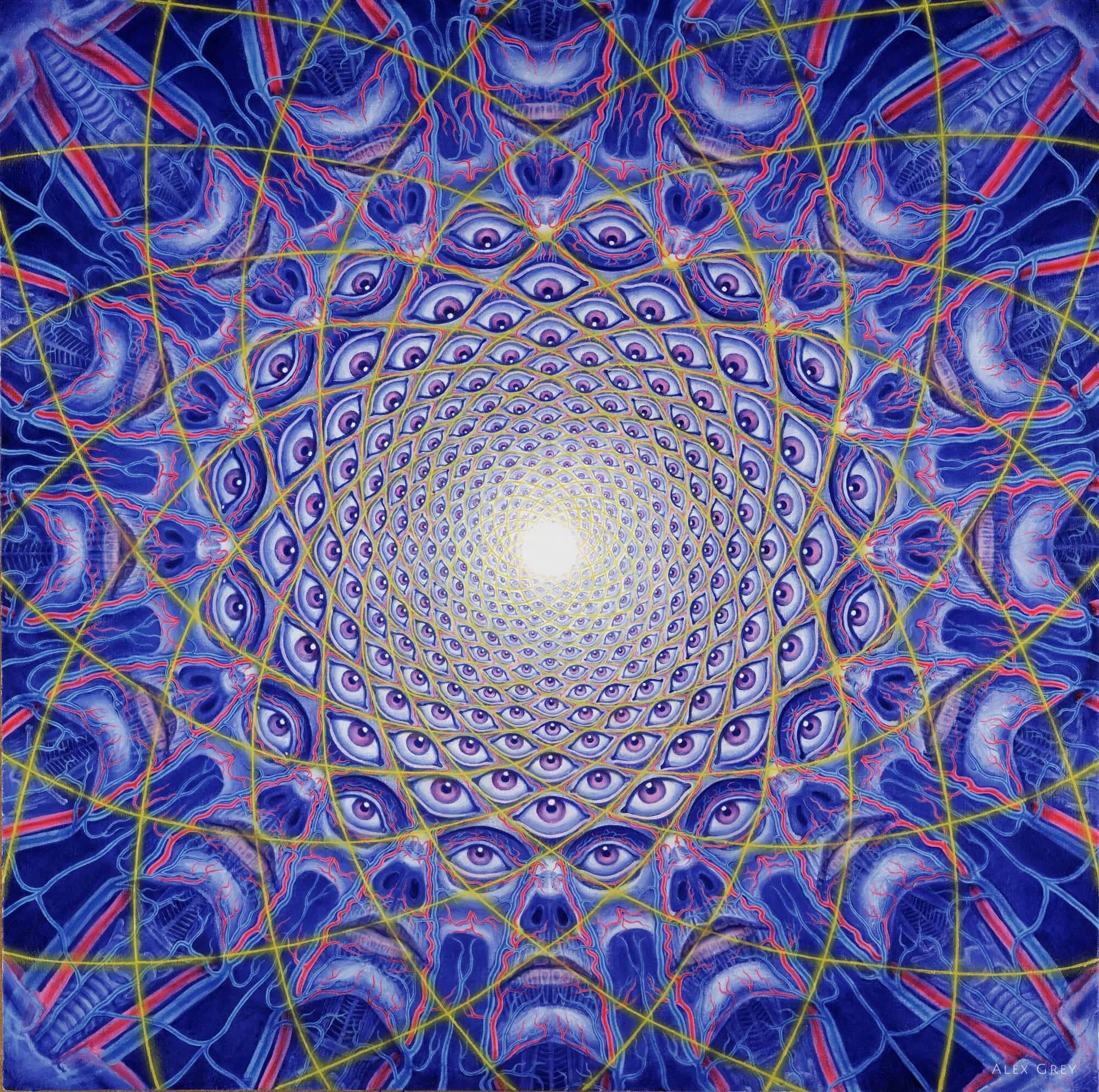 Collective Vision (1995) | Oil on linen | 38" x 38"