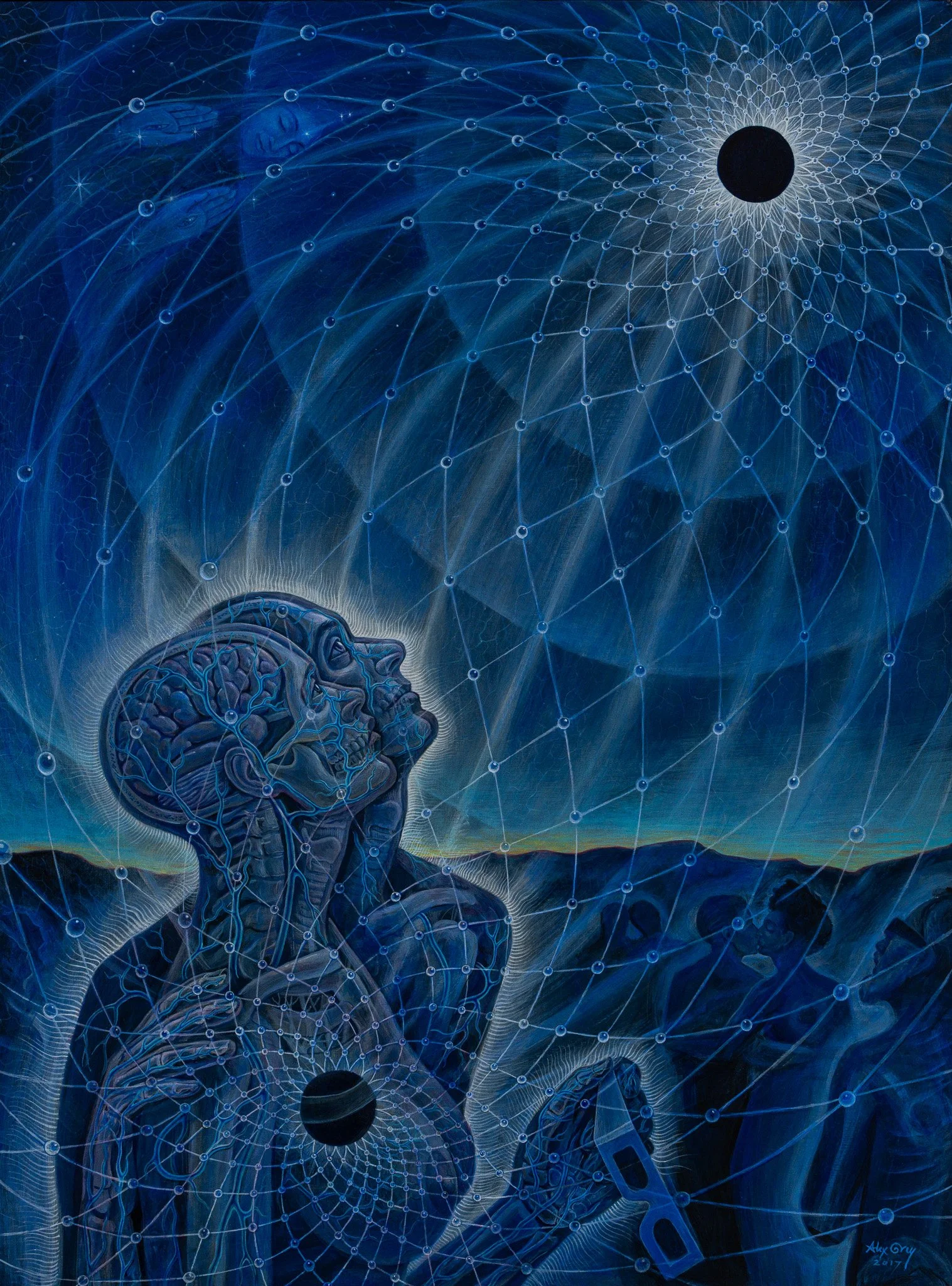 Eclipse (2017) | Acrylic on Wood | 40" x 30" 