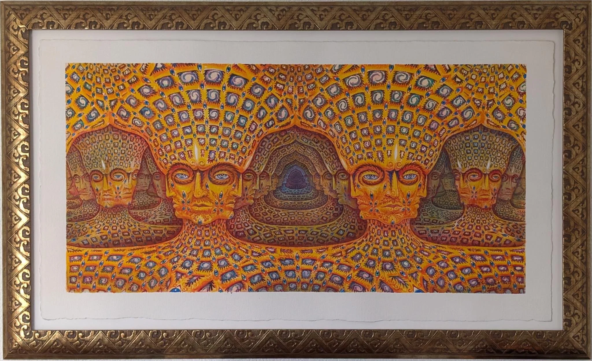 Net of Being (Study) (2013) | Acrylic on paper 23" x 41"
