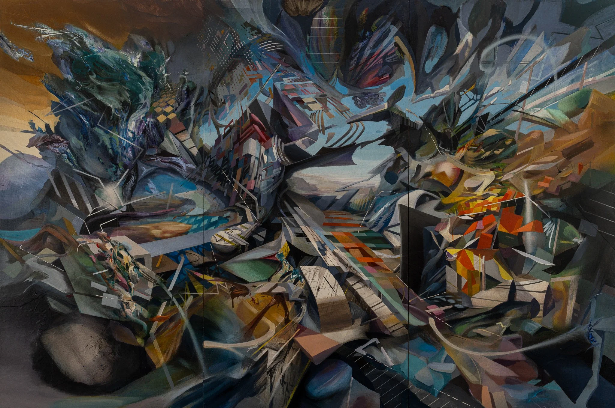 Sleeping Beauty 2021 Acrylic on wood | 4' x 6'