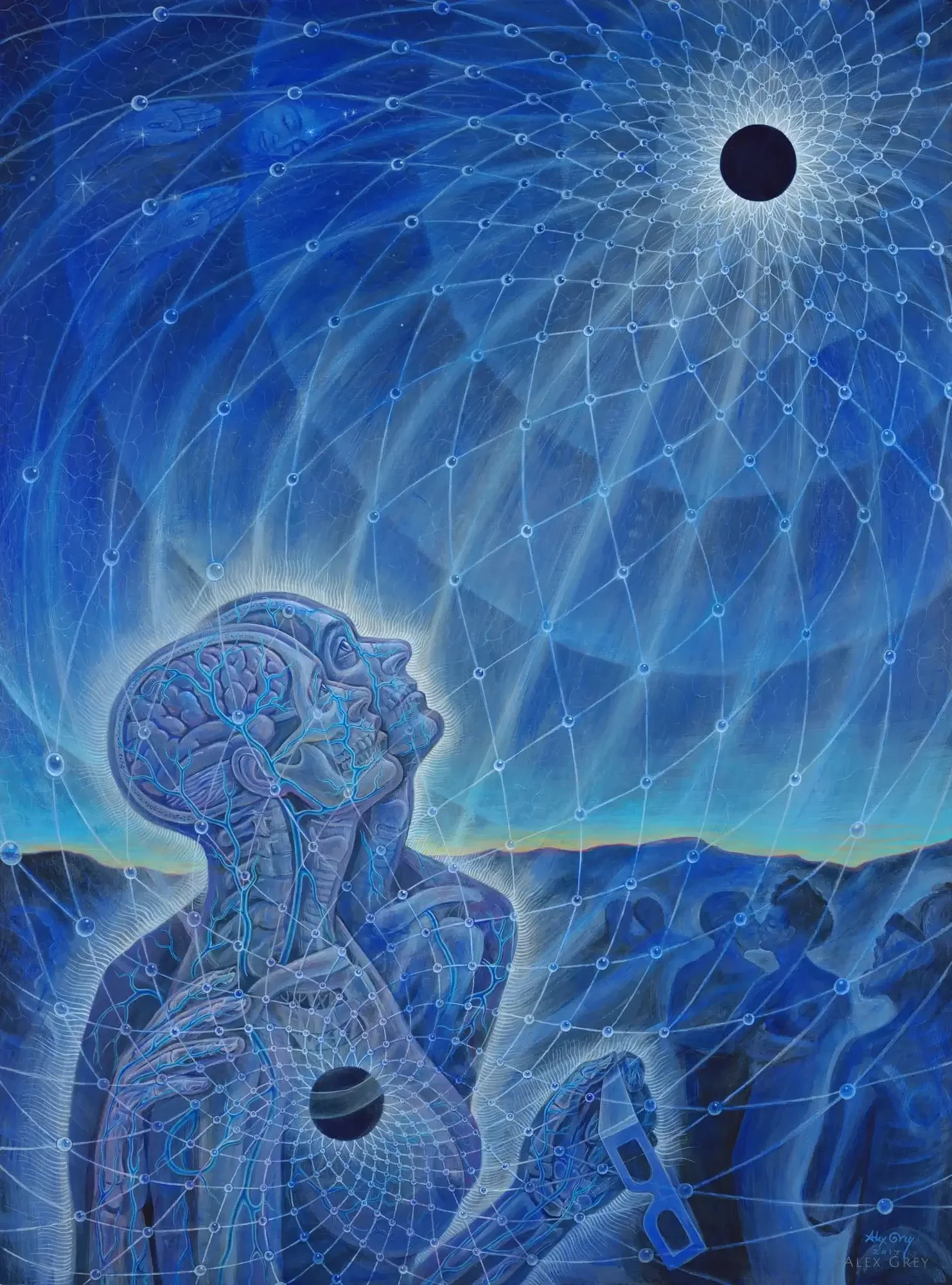 Eclipse (2017) | Acrylic on Wood | 40" x 30" 