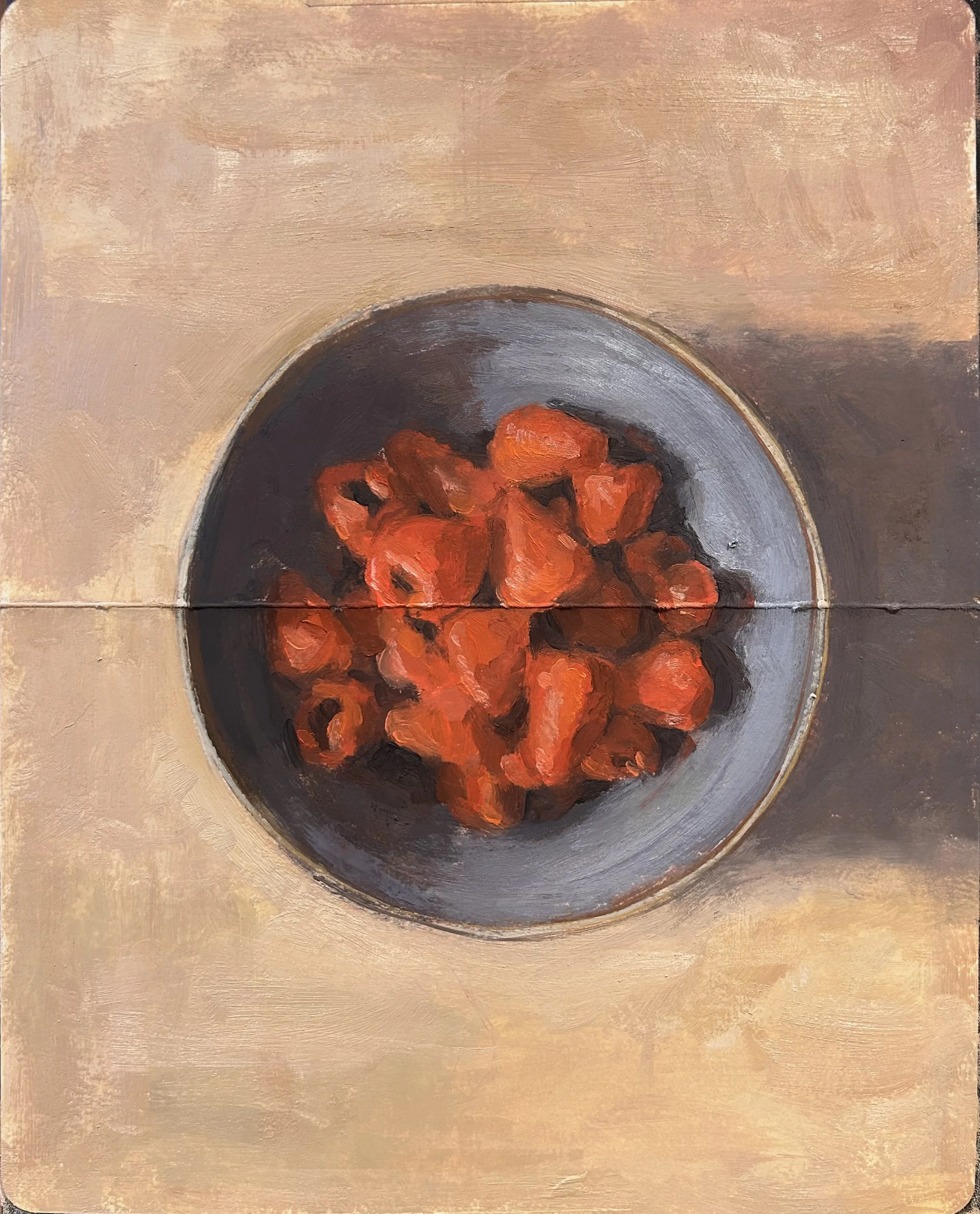 Raspberries
25x20cm
Oil on Paper