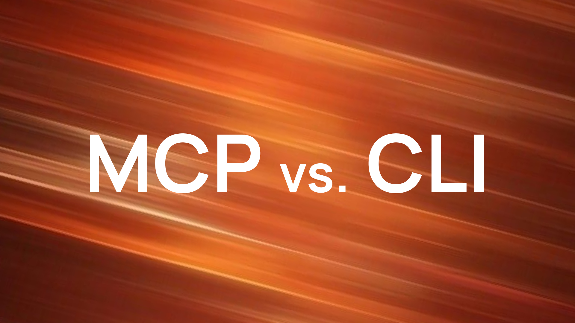 The Debate of  MCP VS.CLI Centers on Speed