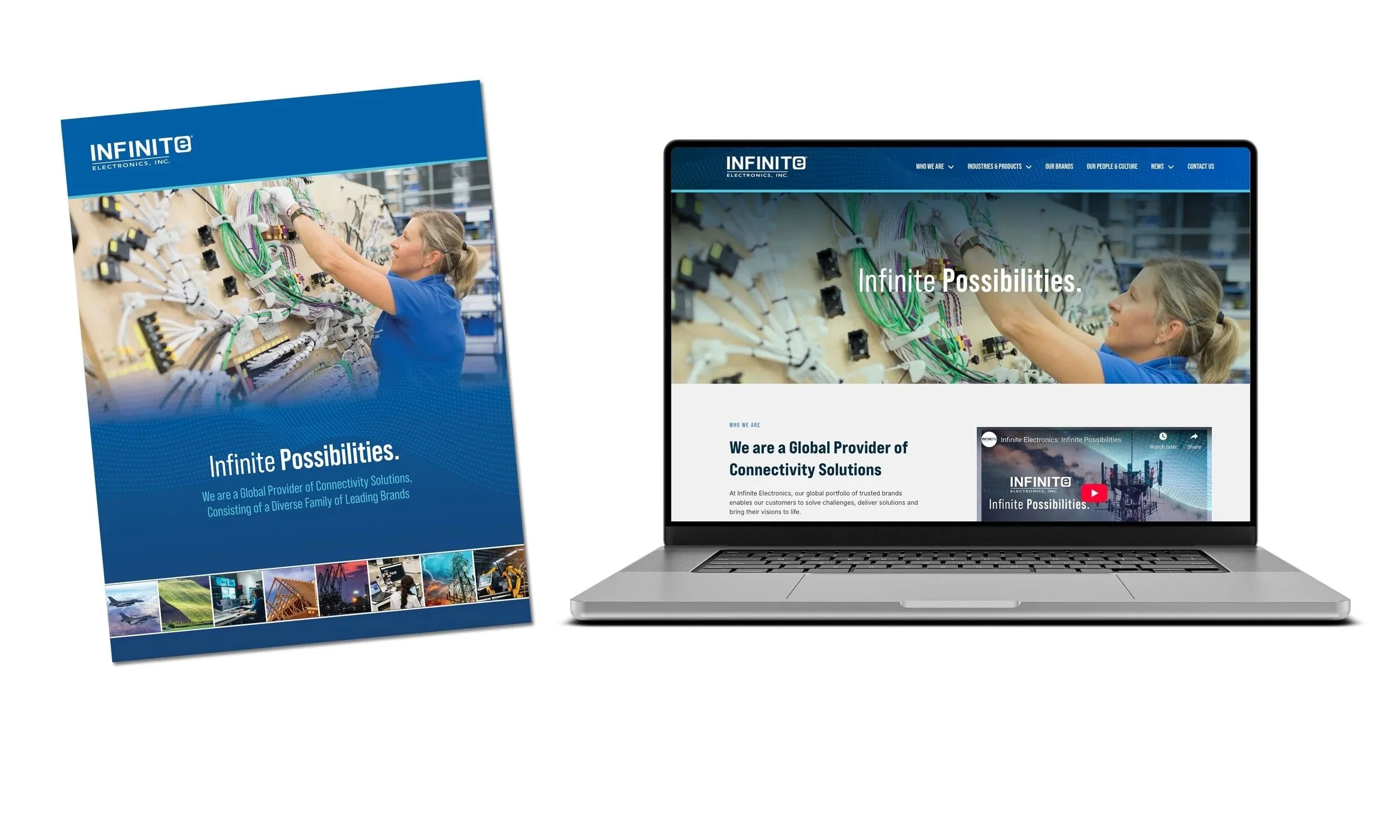 Infinite Electronics Branding