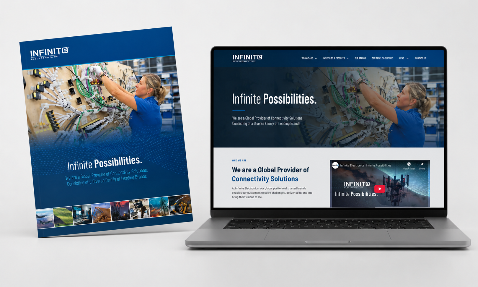 Infinite Electronics Branding
