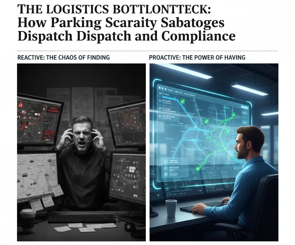The Logistics Bottleneck: How Parking Scarcity Sabotages Dispatch and Compliance