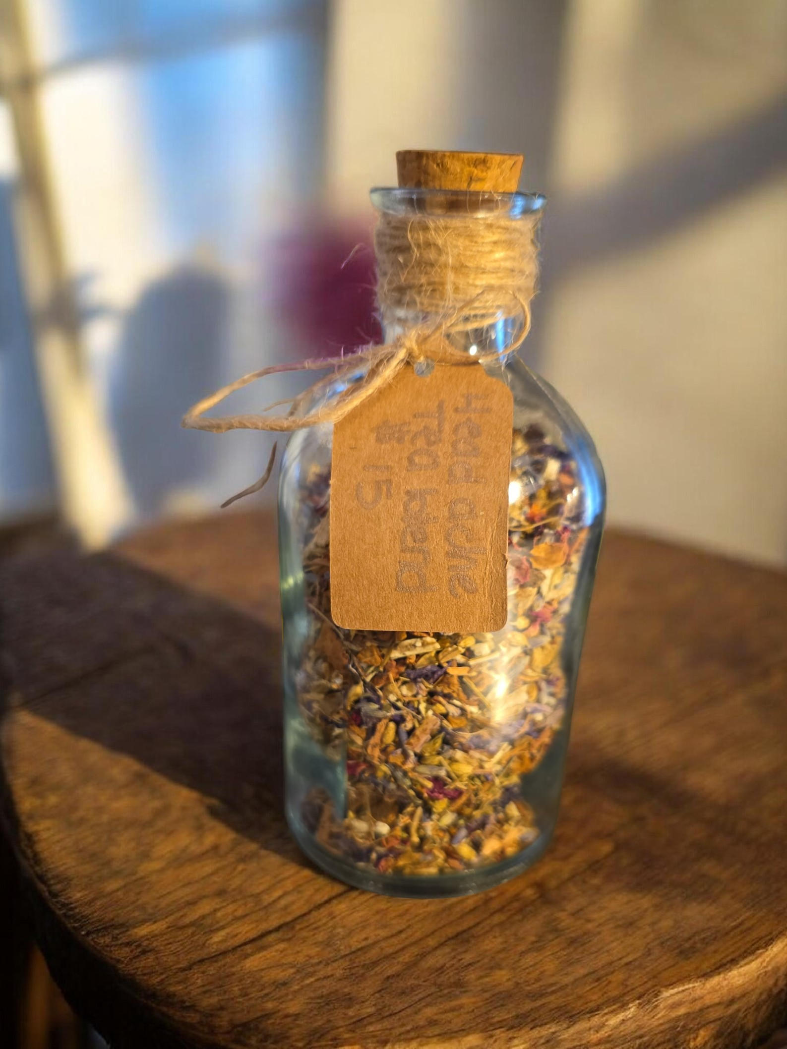 Herbal Remedy Tea Blends in Potion Bottles
