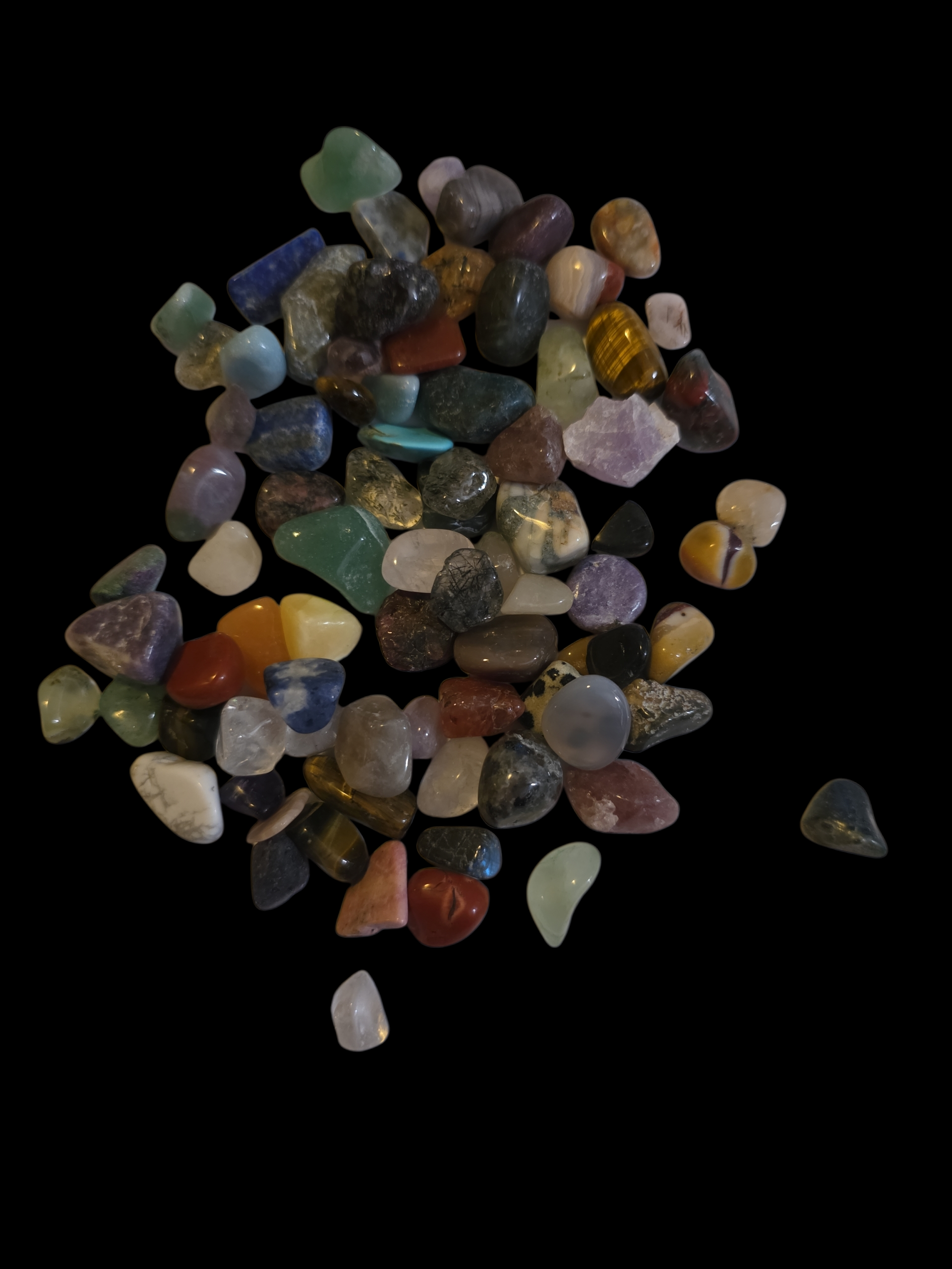 Bag of Polished Crystal Stones