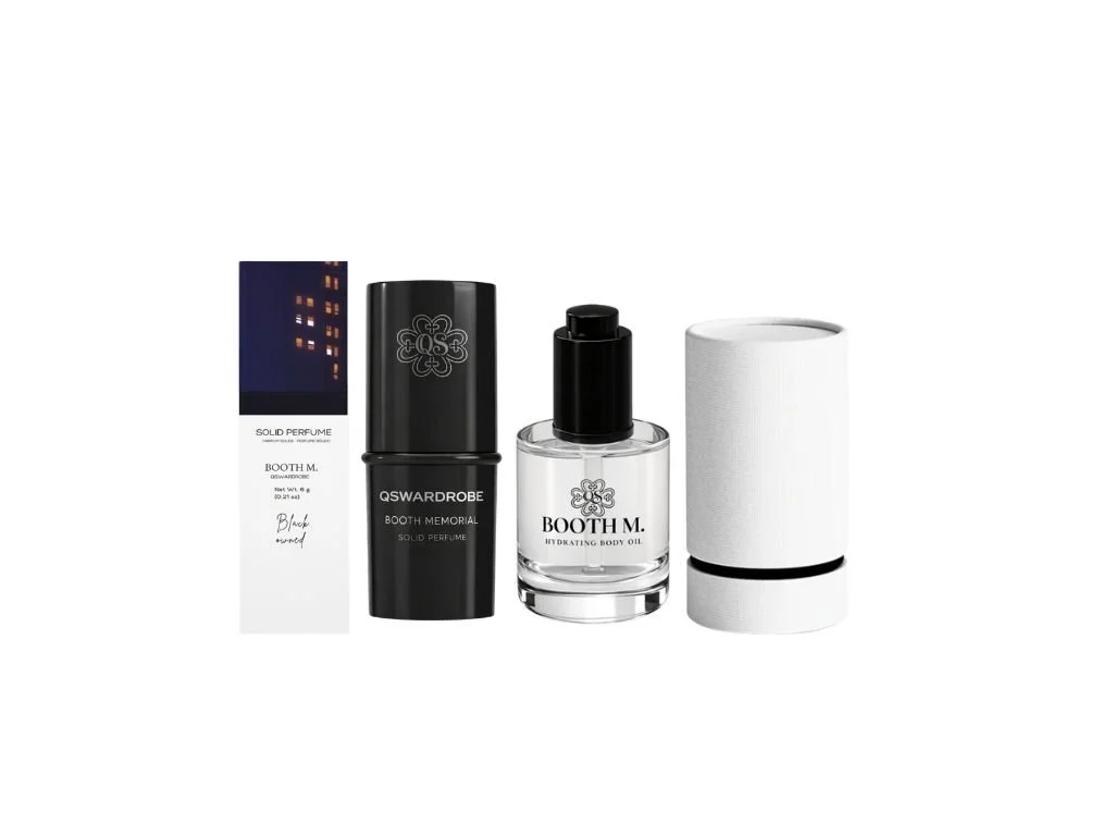 Booth M. Perfume Body Oil 15 mL (0.51 fl oz) x Solid Perfume Net Wt. 6 g (0.21 oz) Combo Pack Limited Time Only