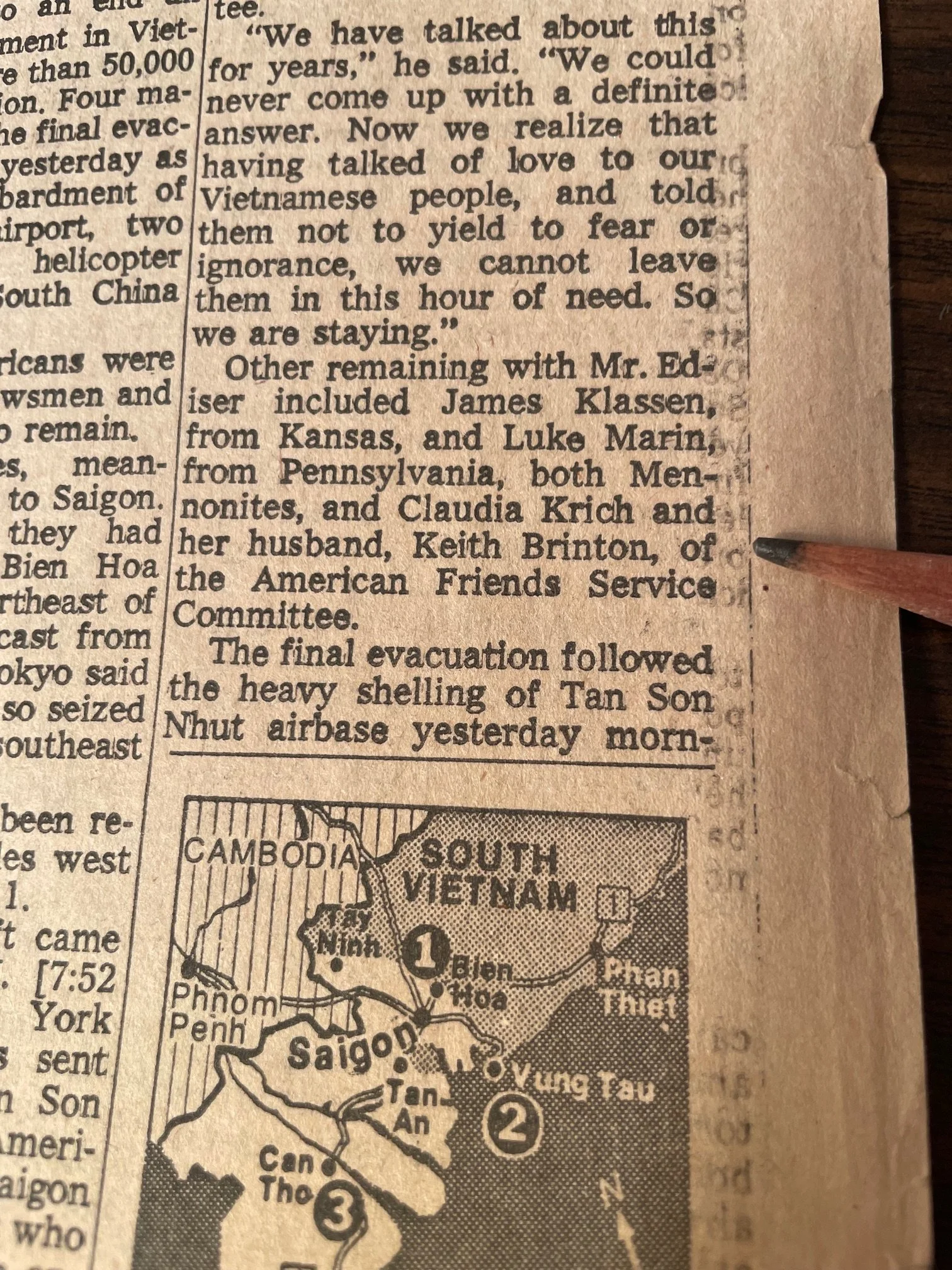 New York Times April 30, 1975