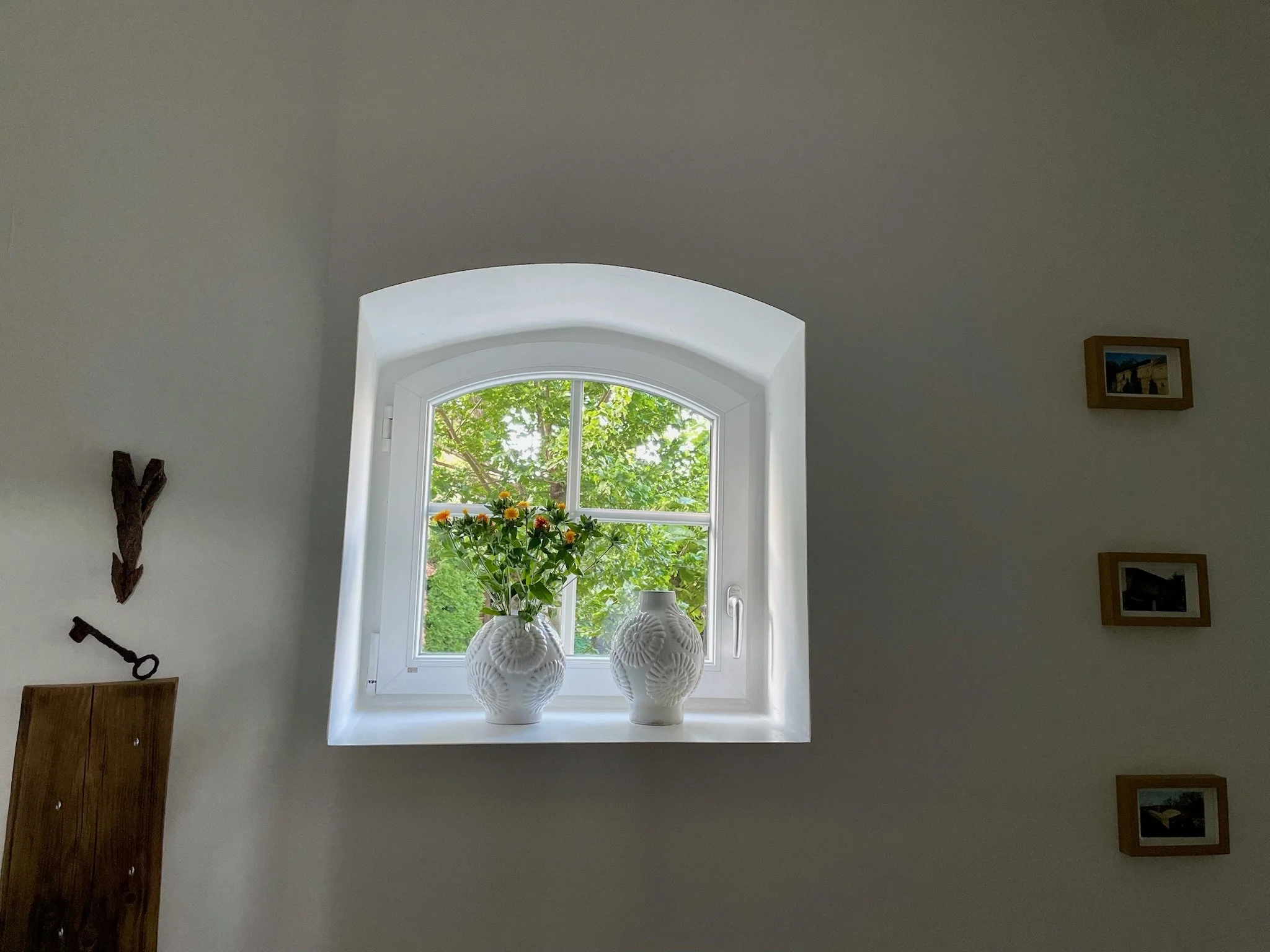 Fensterblick in den Innenhof