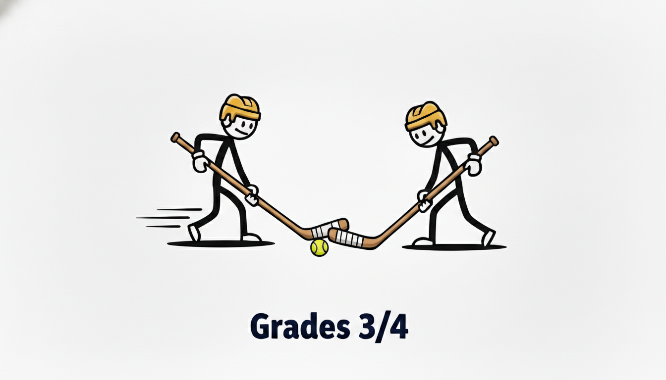 Outdoor Hockey For Grades 3-4
