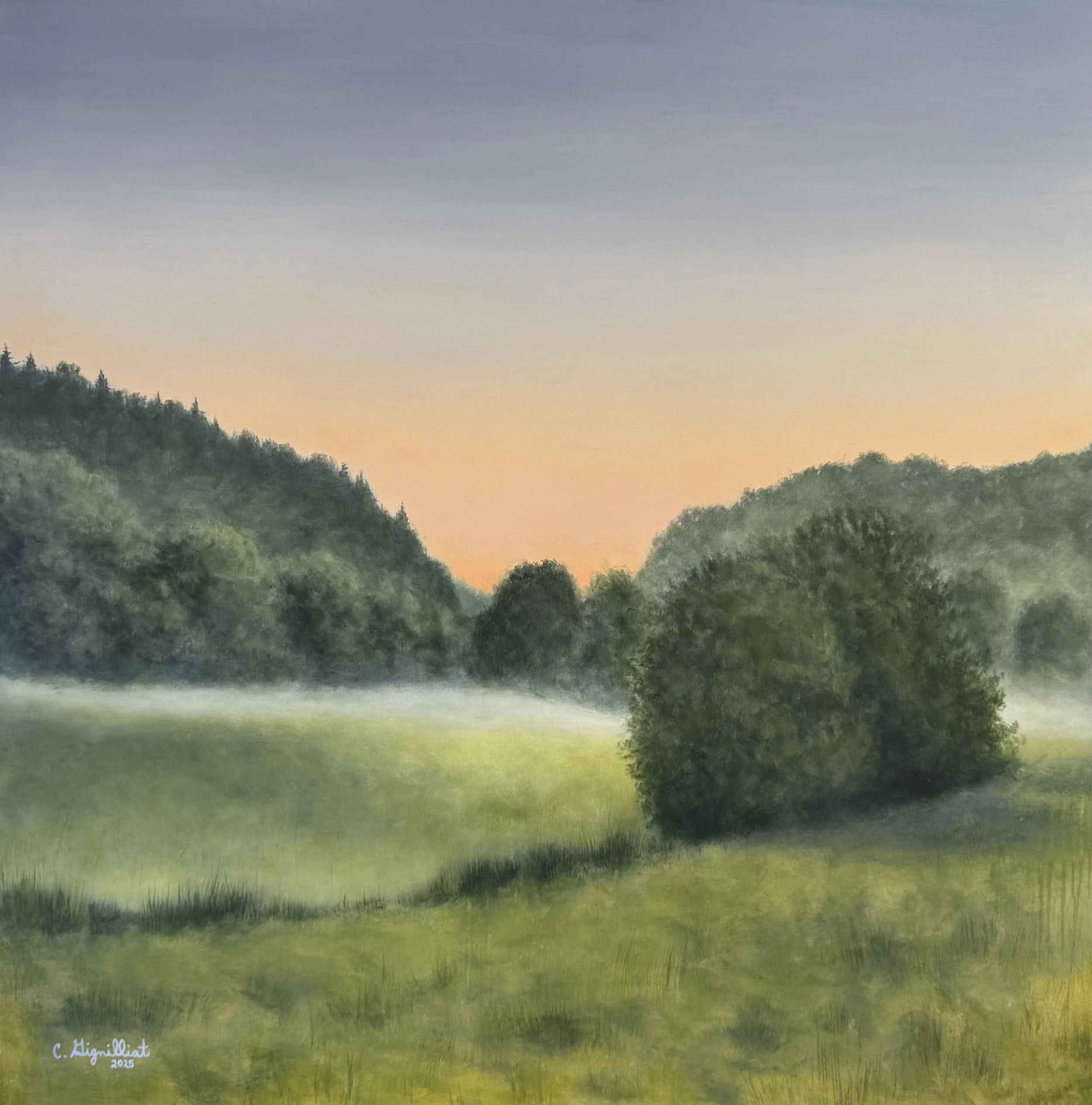 One Magical Morning - 39.5 X 39.5 inches