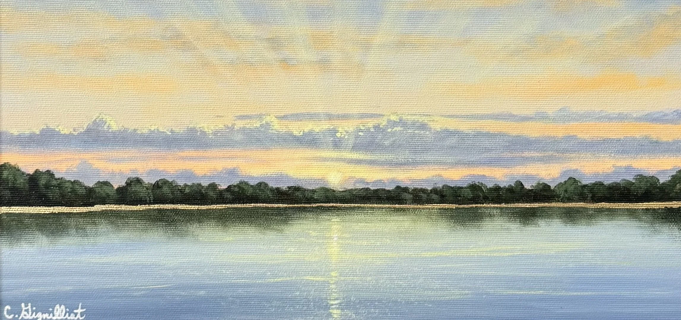 Beams of Light - 24.5 X 16.6 inches 