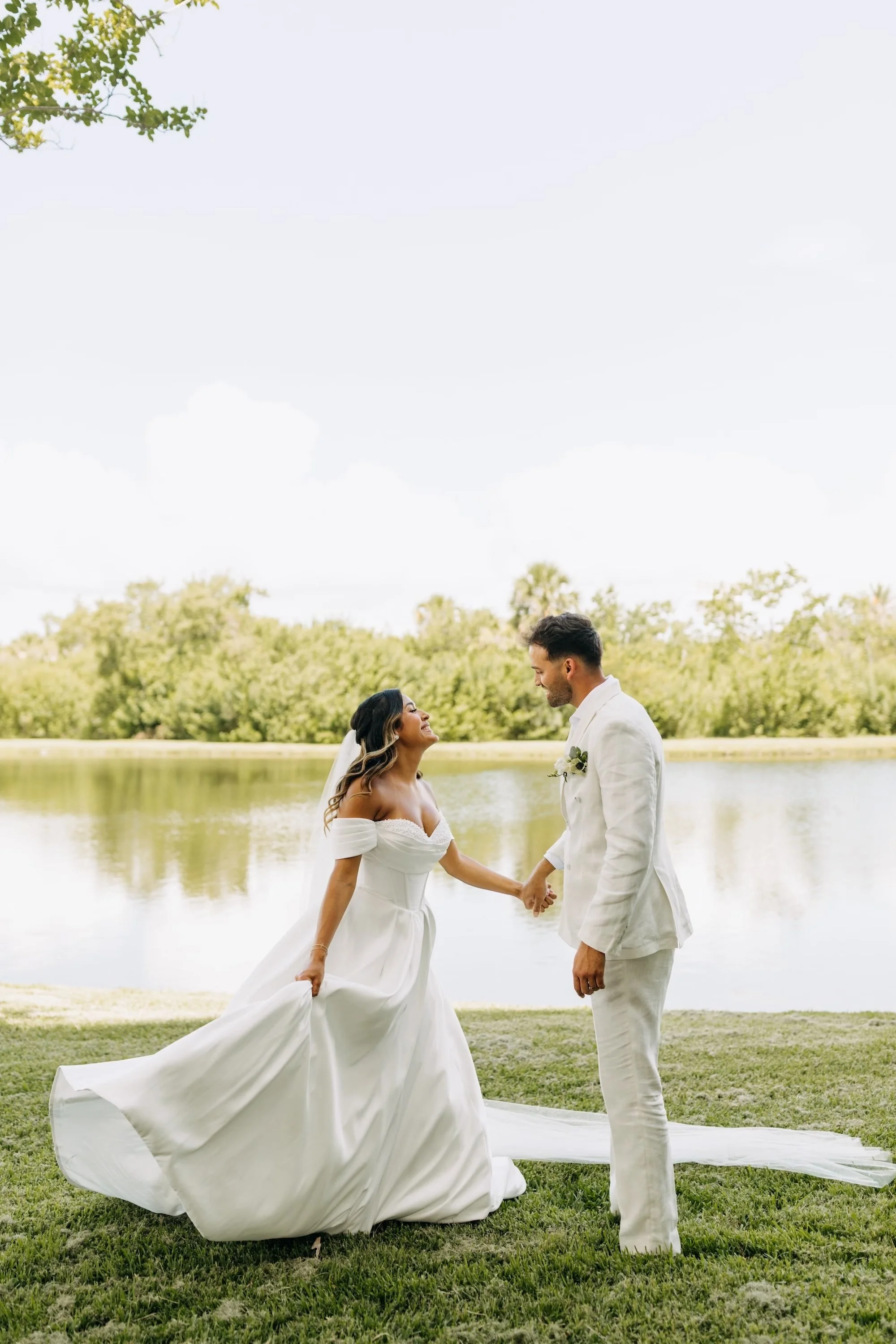 Coastal Dusty Blue Waterfront | Wedding Inspiration