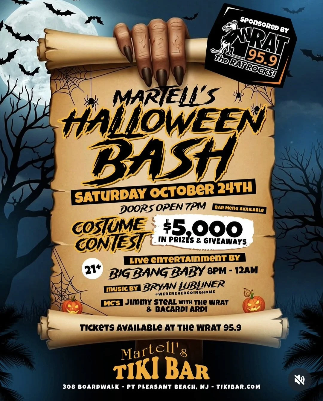 WRAT HALLOWEEN PARTY @ MARTELLS