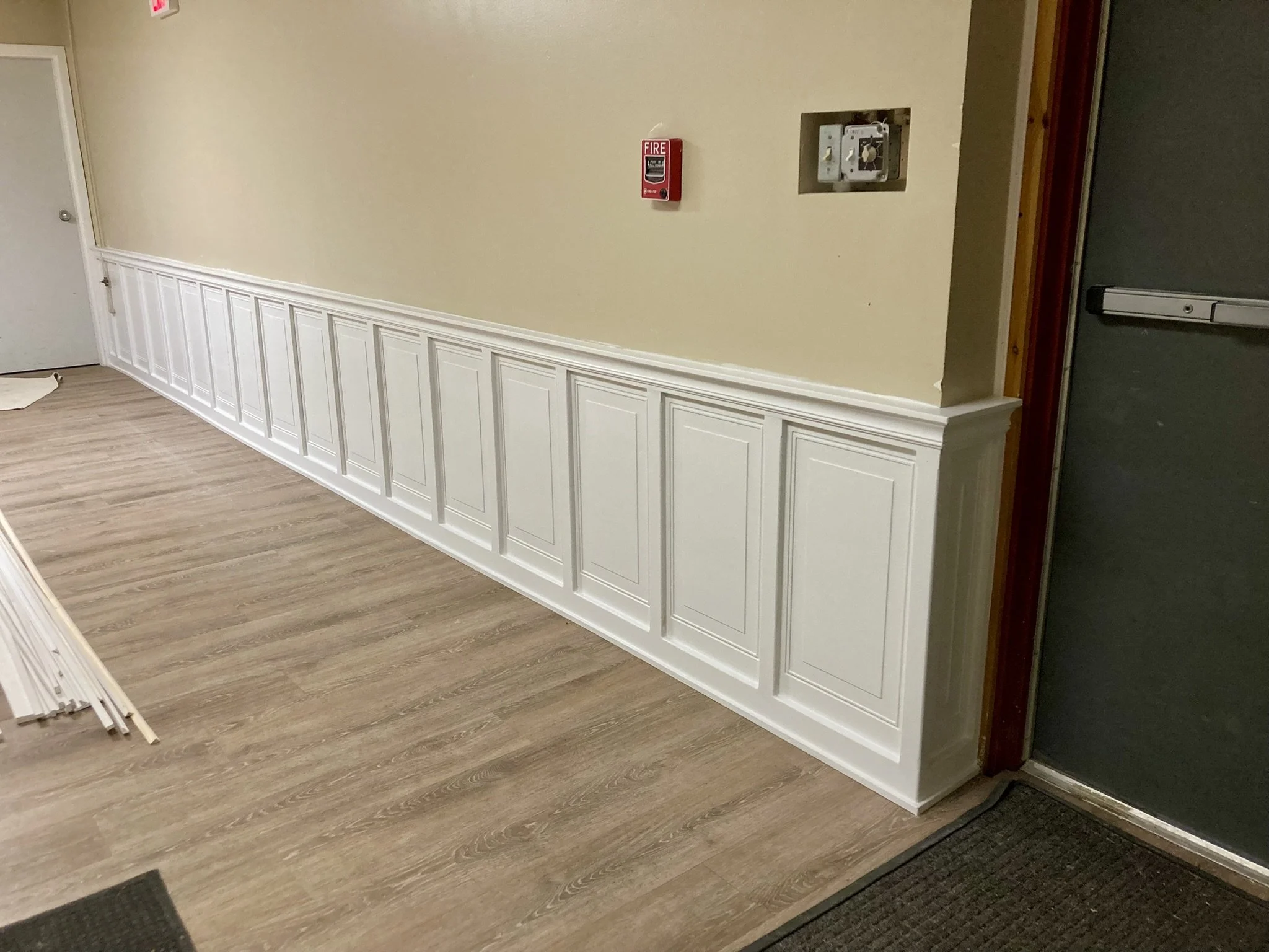 Custom wainscoting by Sinicki Home Improvements in Mt. Laurel, NJ
