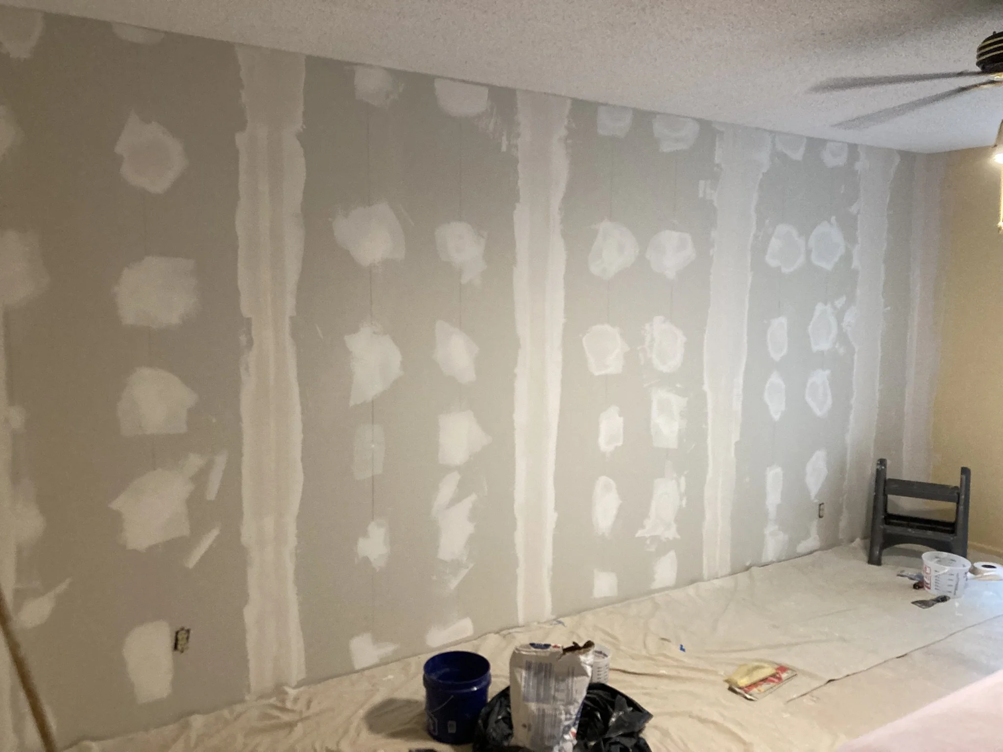 Drywall repair, hanging, and painting completed by Sinicki Home Improvements in Mt. Laurel, NJ