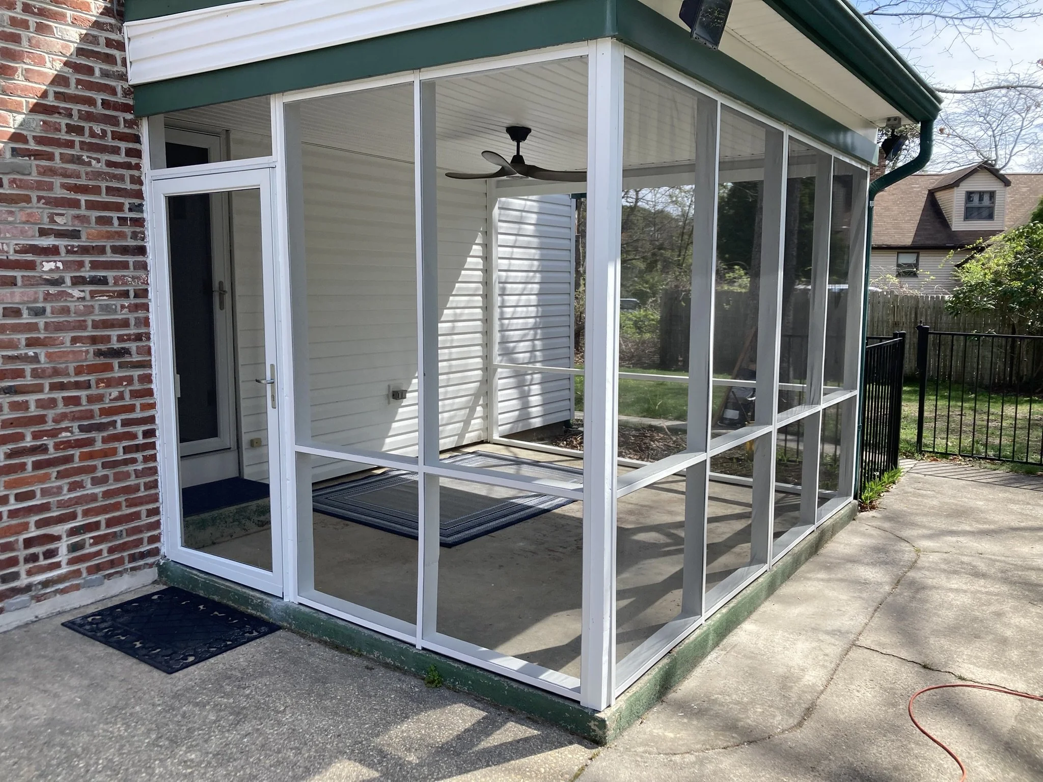 three season porch refinishing and screening by Sinicki Home Improvements