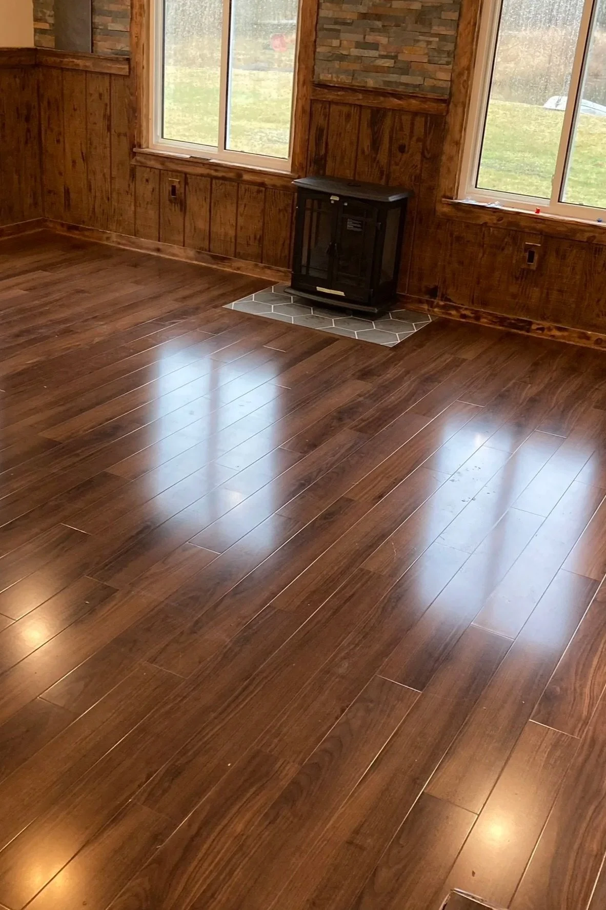 Hardwood floor installed in Pemberton, NJ by Sinicki Home Improvements