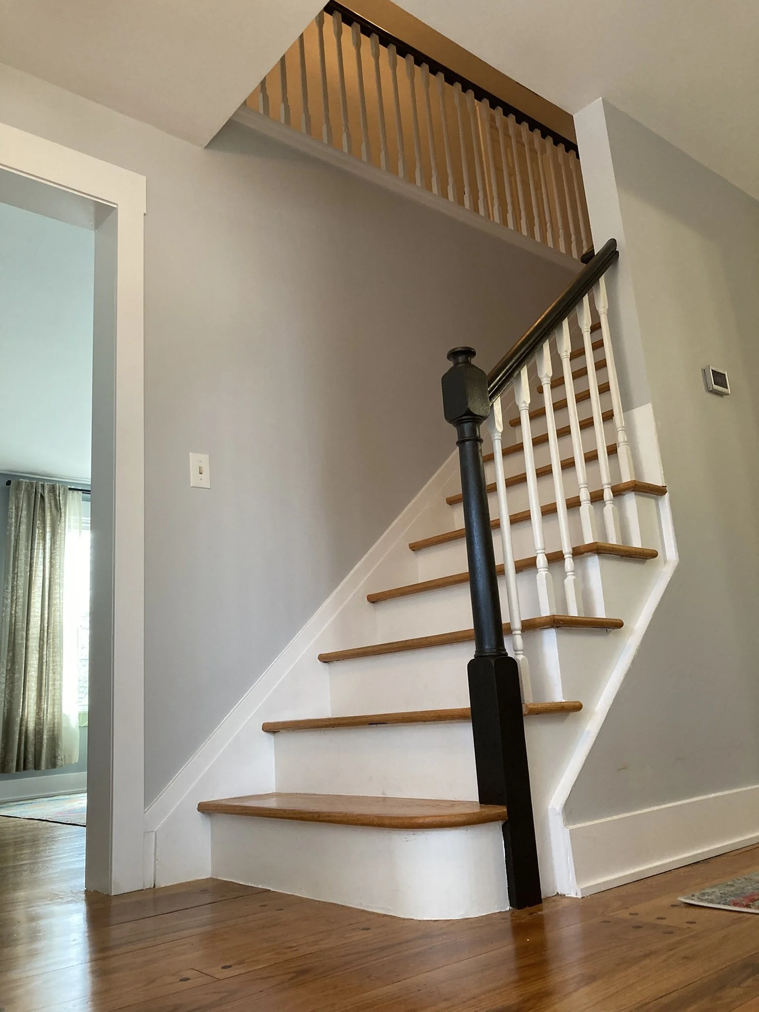 Staircase refinishing and painting by Sinicki Home Improvements in Browns Mills, NJ
