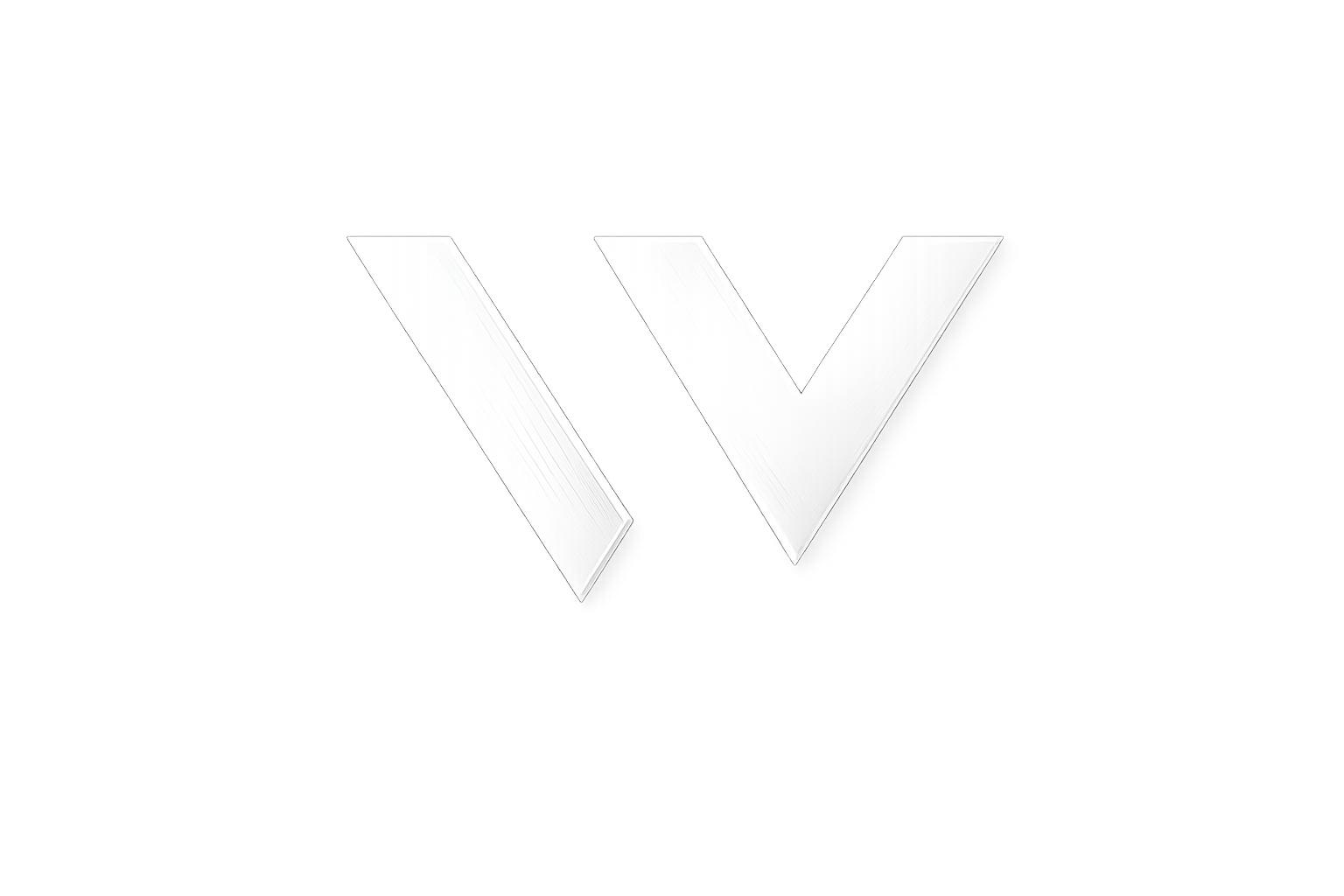 A stylized white logo with a check mark and the letter 'V' on a multicolored abstract background.