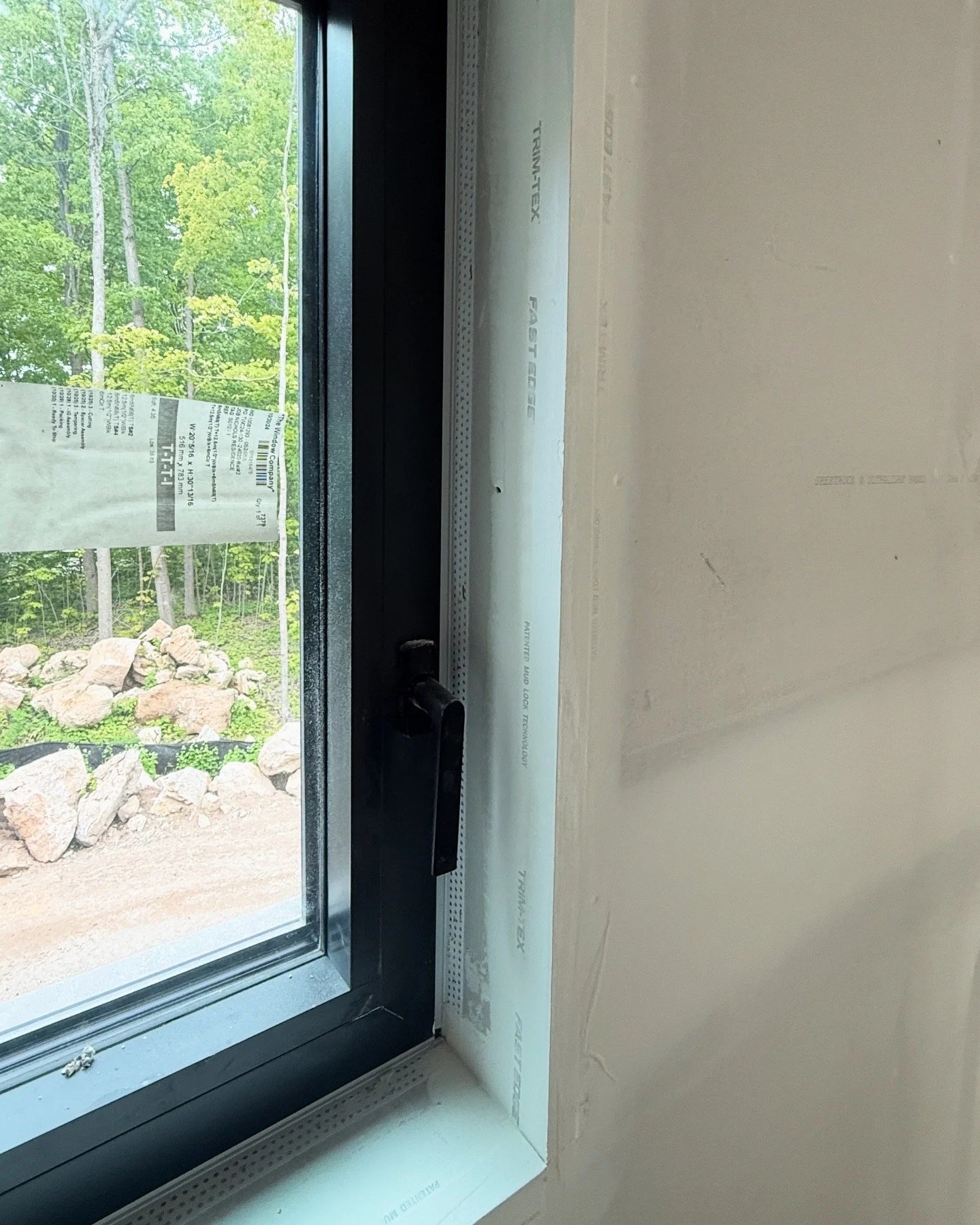 Architectural drywall detail on high-end residential construction in Huntsville muskoka