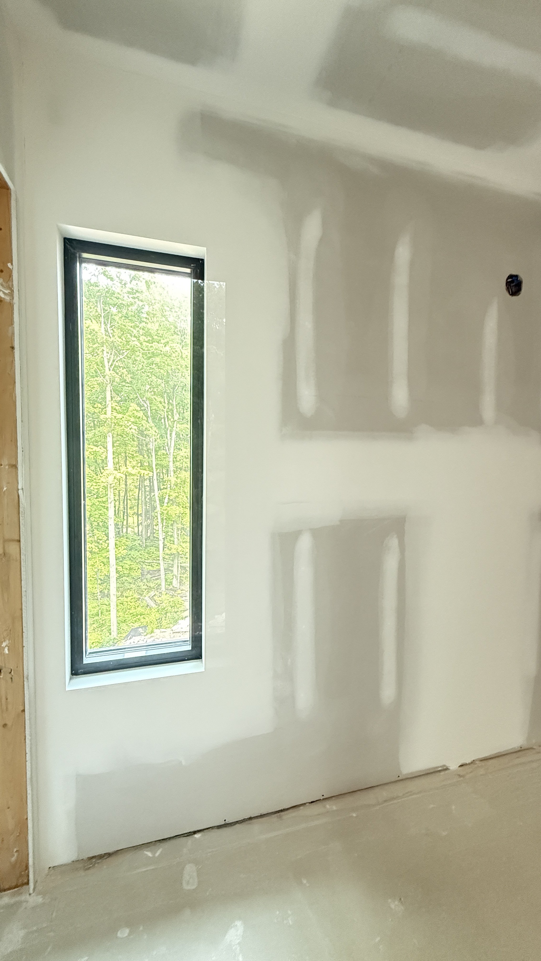 drywall finish return windows installation Muskoka