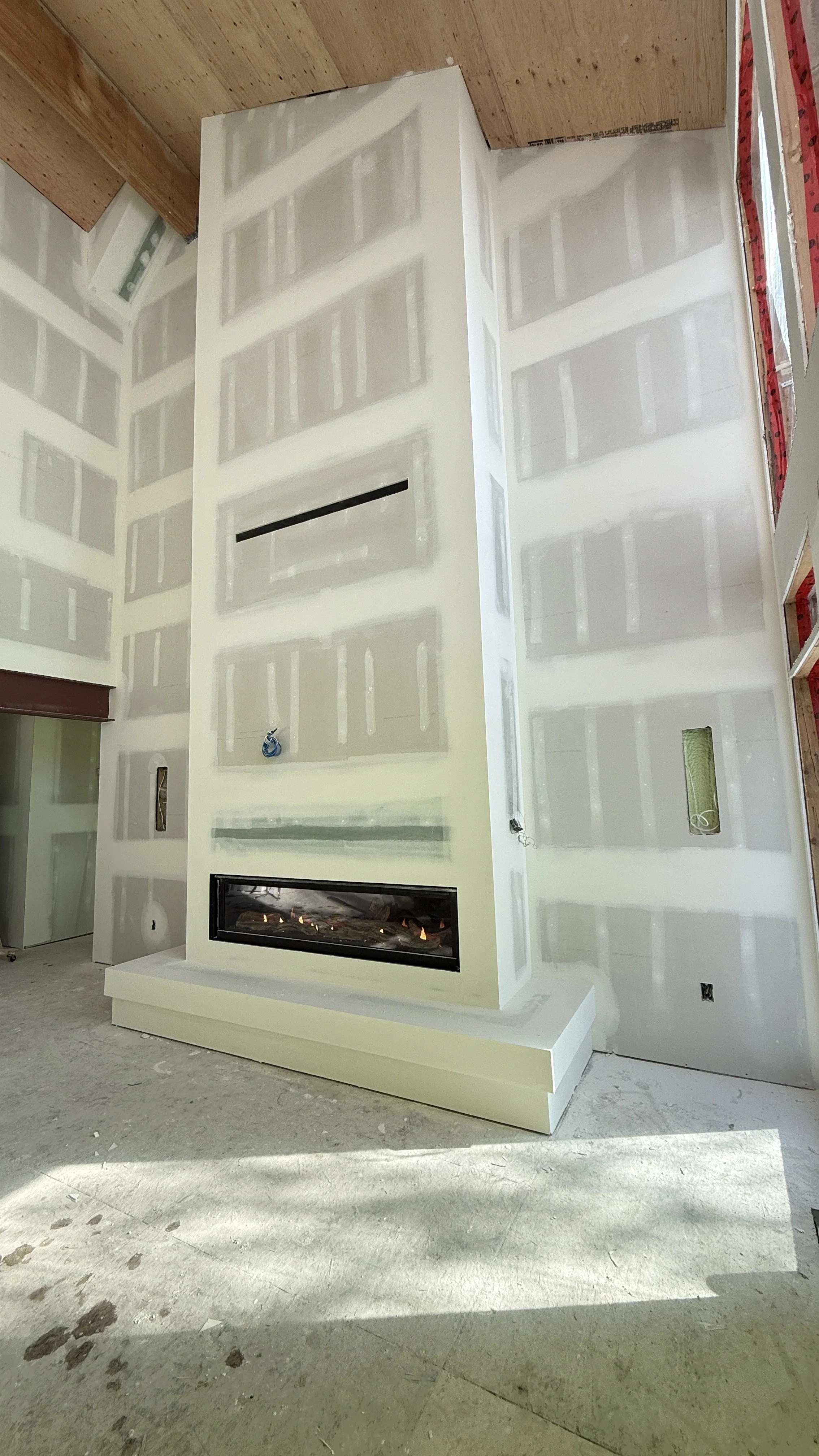 Custom Drywall projet in Gravenhurst On. Insulation Drywall and Taping
