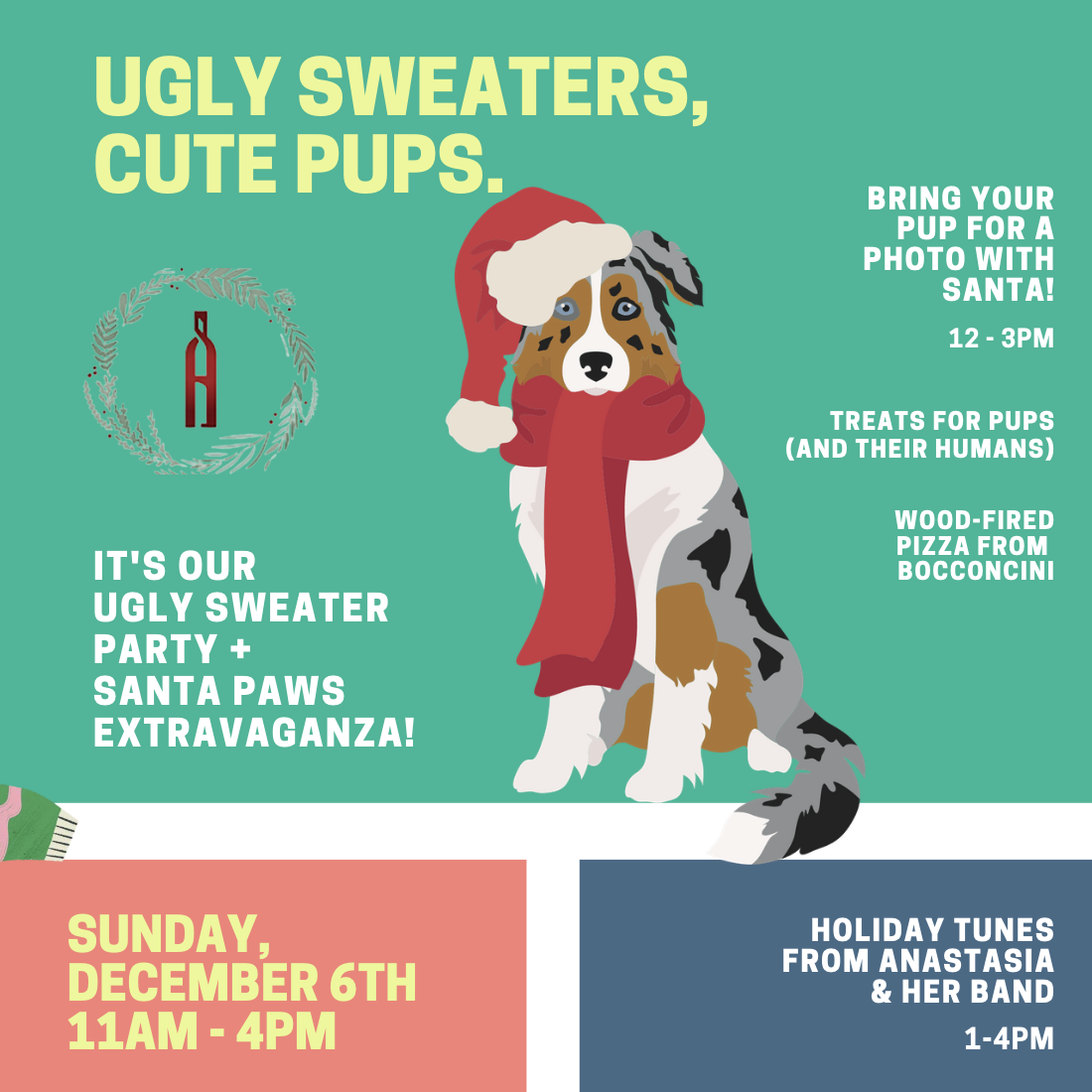 Santa Paws + Ugly Sweater Extravaganza