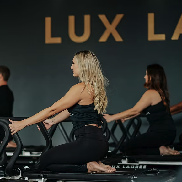 Lux Lagree Class on the Vineyard Patio