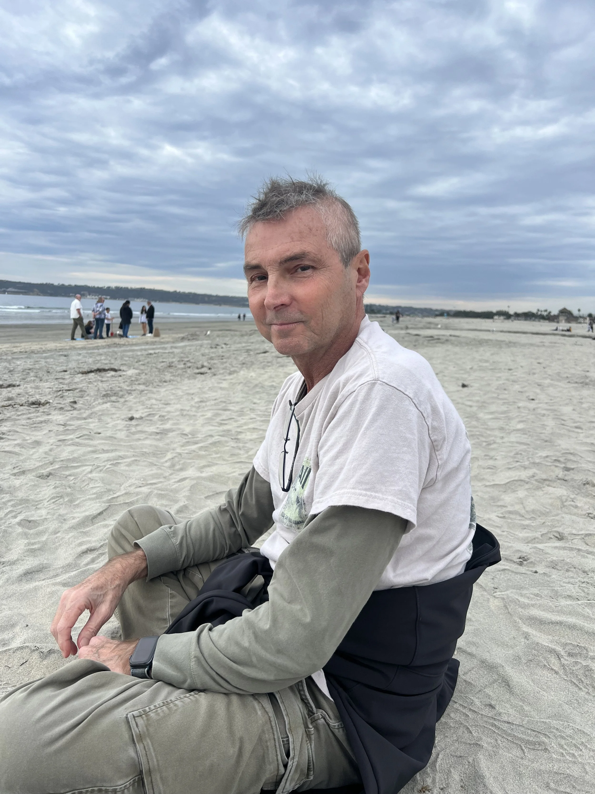 Beach in front of Hotel Coronado. 