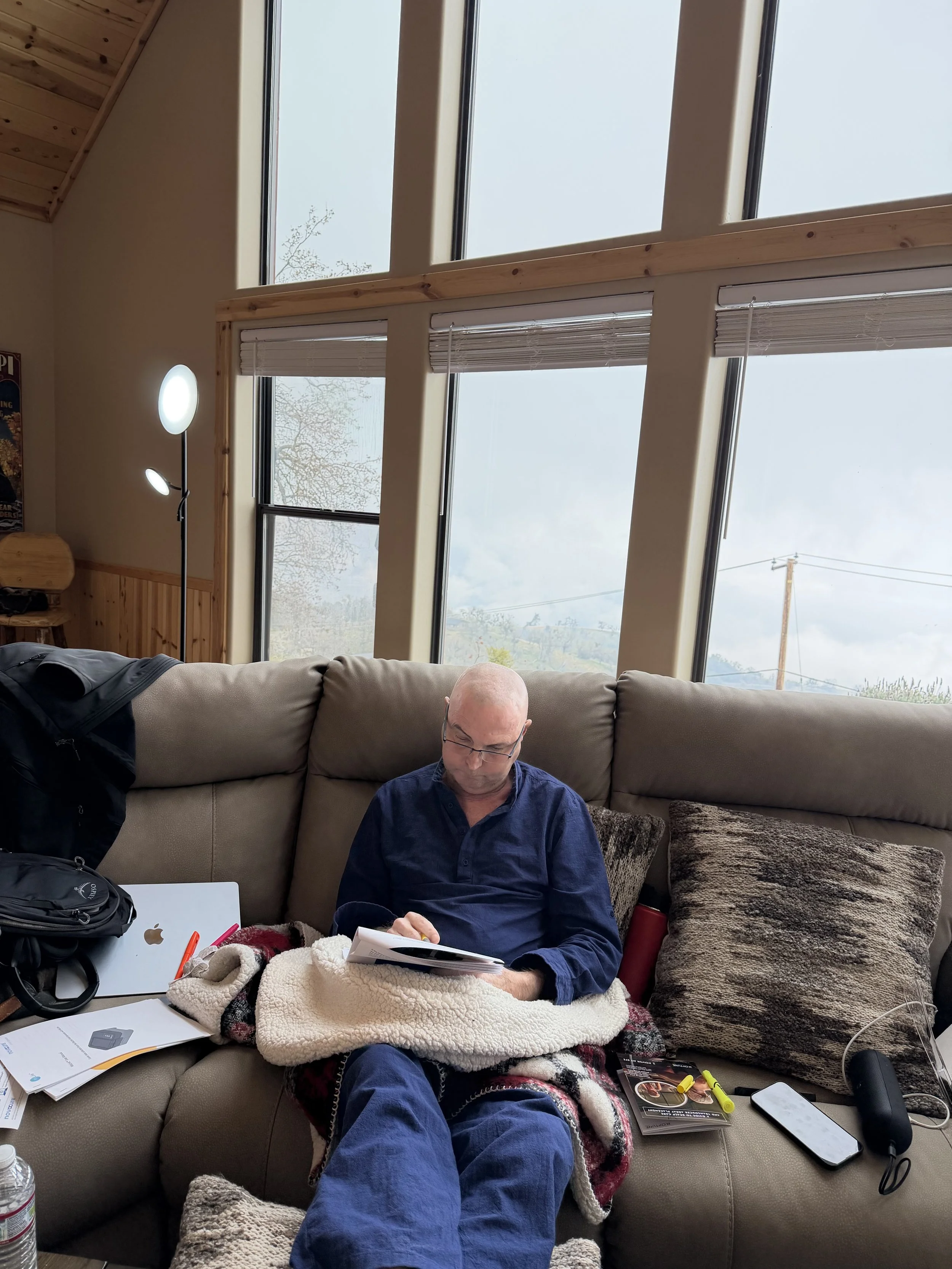 studying his "Optune" manuals