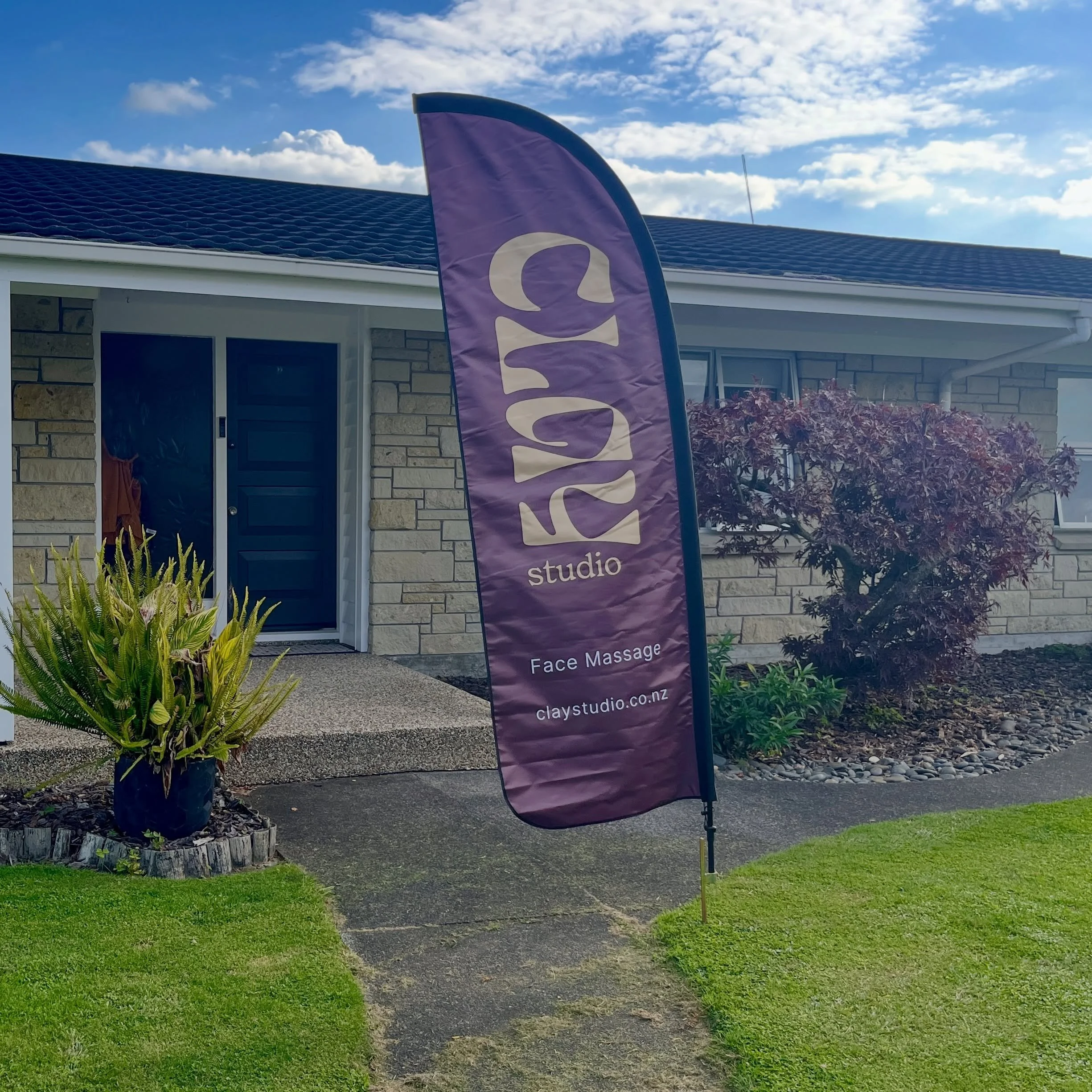 You might have spotted this little flag out the front lately. 👋

That&rsquo;s Clay Studio.

A quiet space in Matamata where you can slow down, release tension, and leave feeling lighter, calmer, and more like yourself. Sometimes 75mins of uninterrup