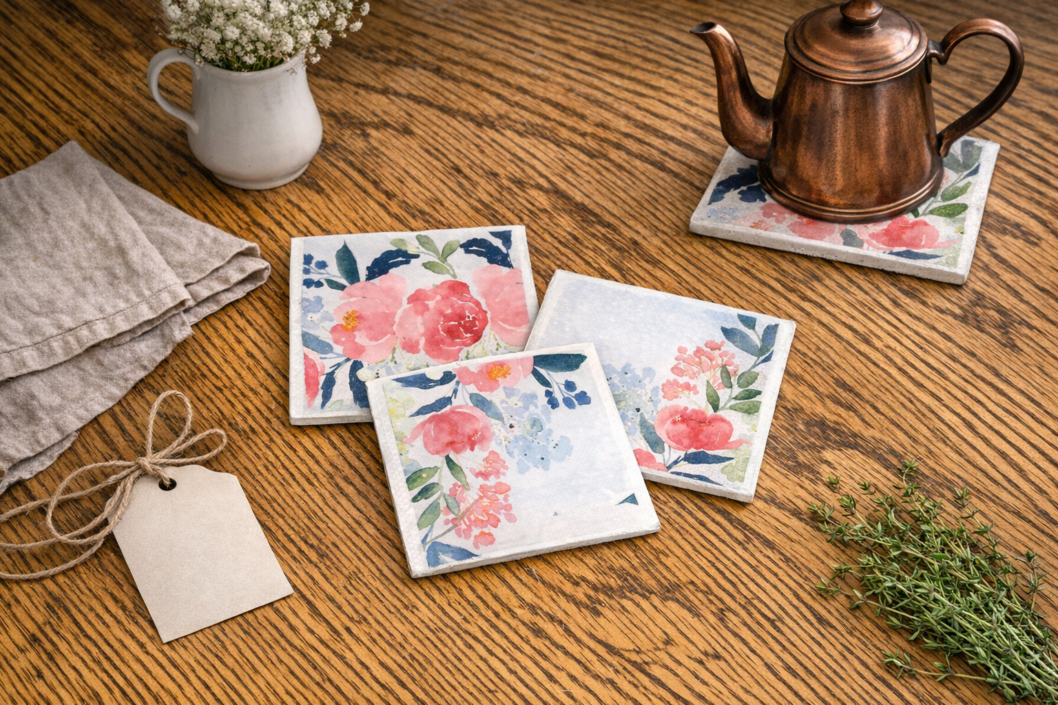 🌸 Posey Legacy Trivet Set