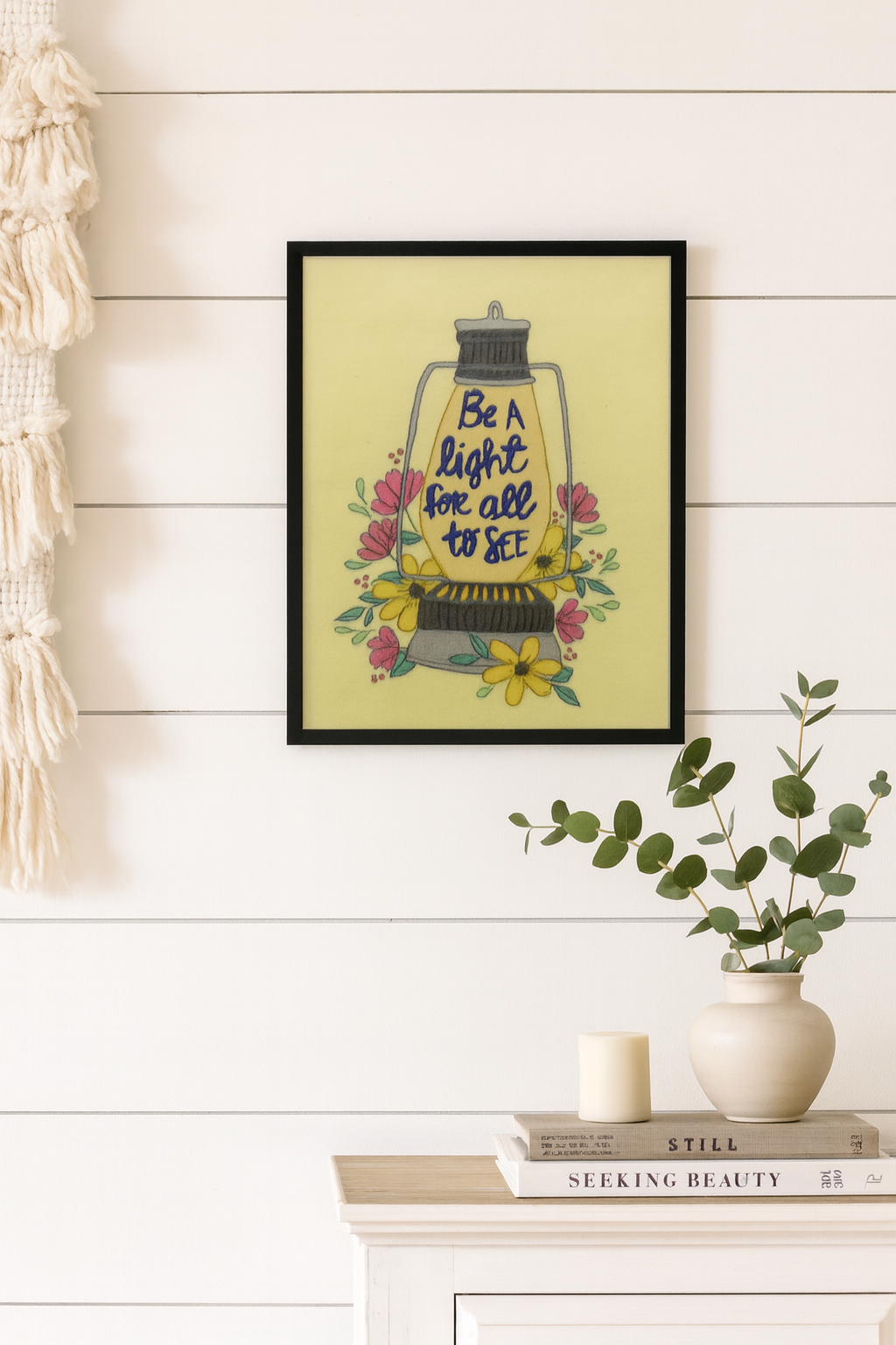 Lantern Wall Art – “Be a Light for All to See”