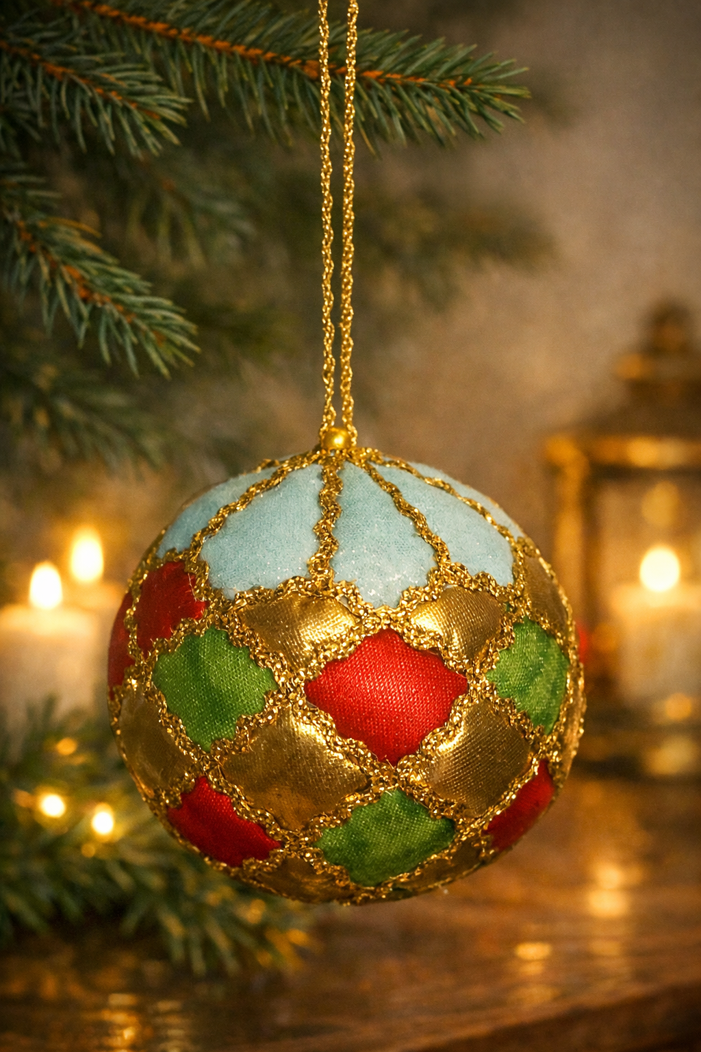 Christmas Gold Harlequin