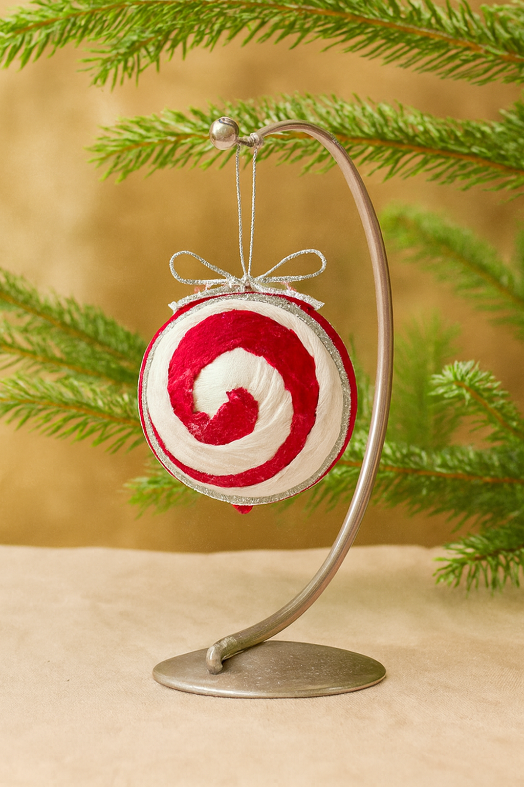 Peppermint Swirl Ornament