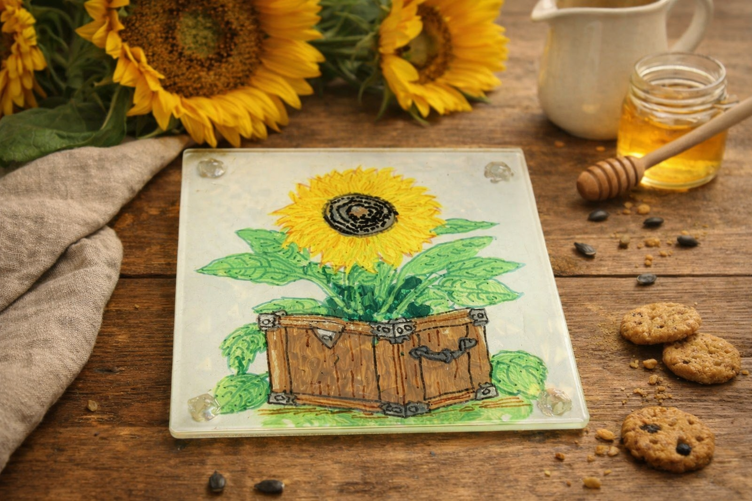 Sunflower in the Keepsake Chest